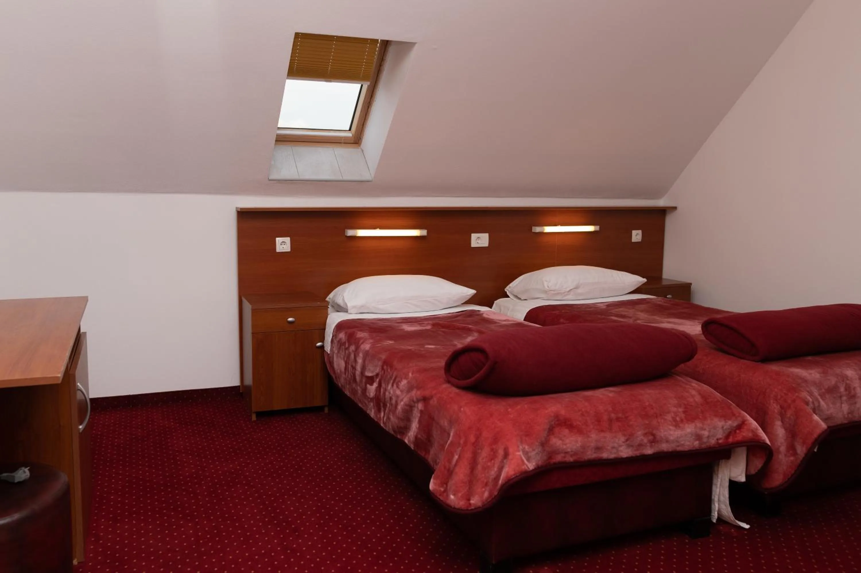 Bed in Hotel Mirni Kutak