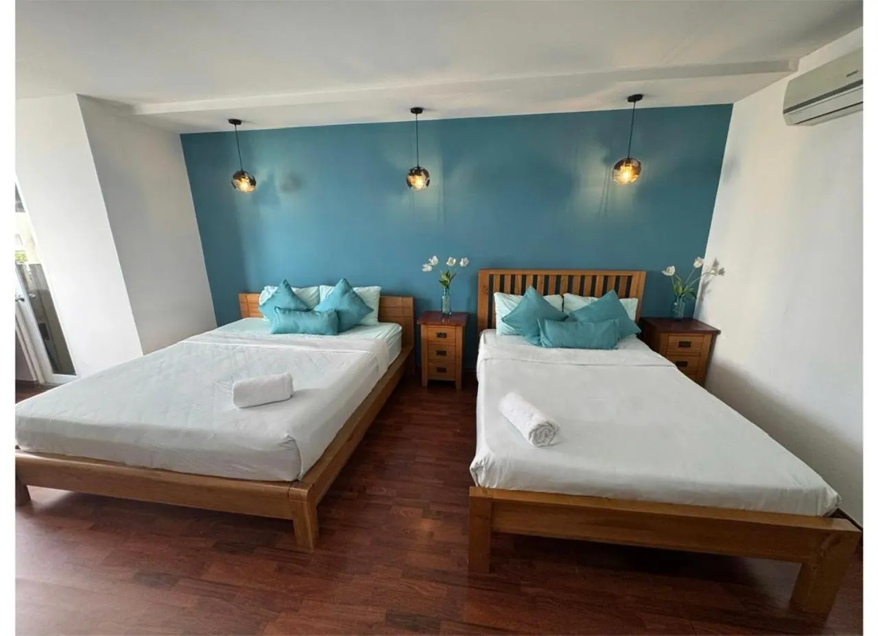 Bed in Chillax Apartment - Cozy 3-Bedroom City View Home at Tower, District 1