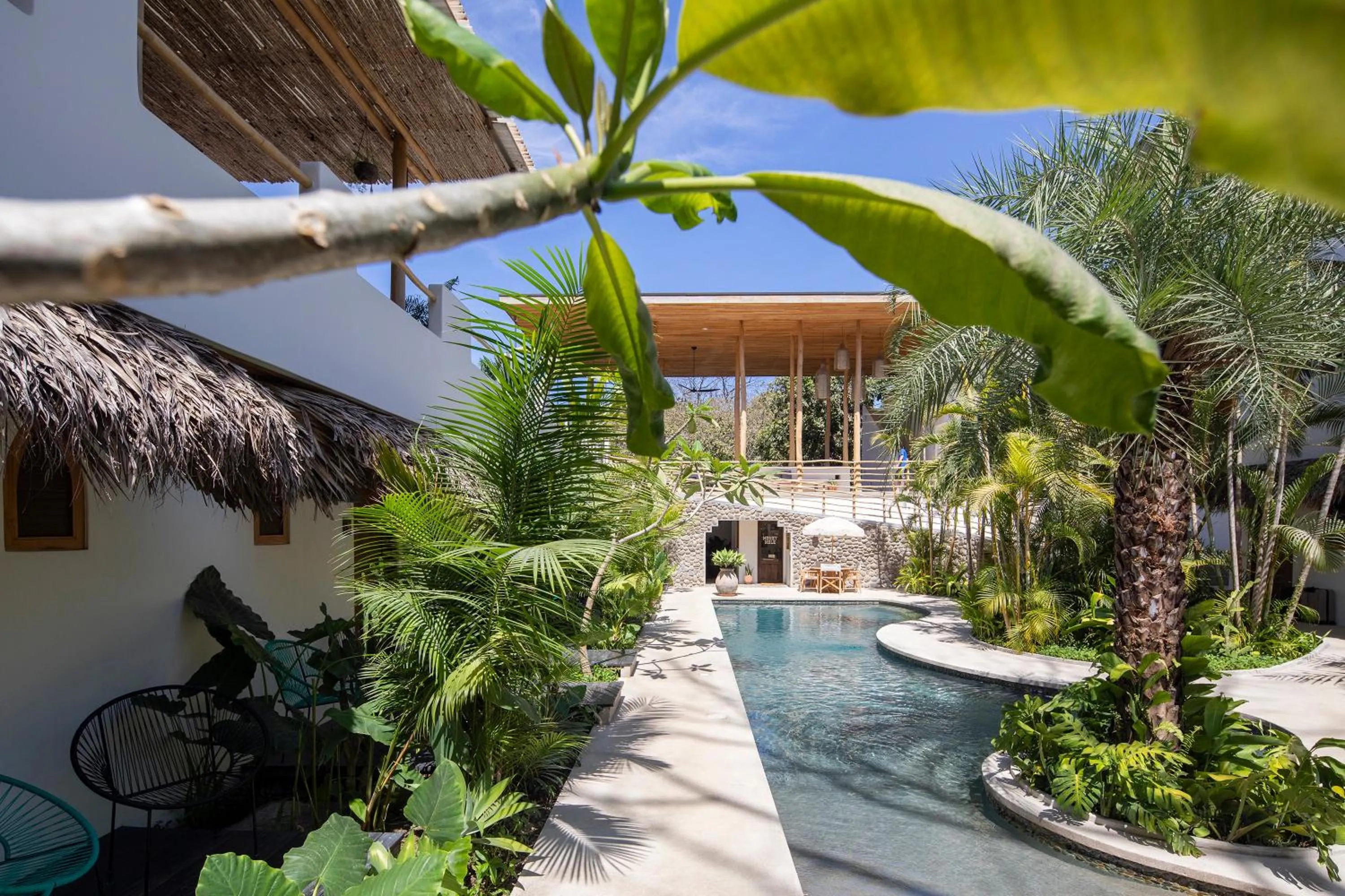 Pool view in The Nomadic Hotel