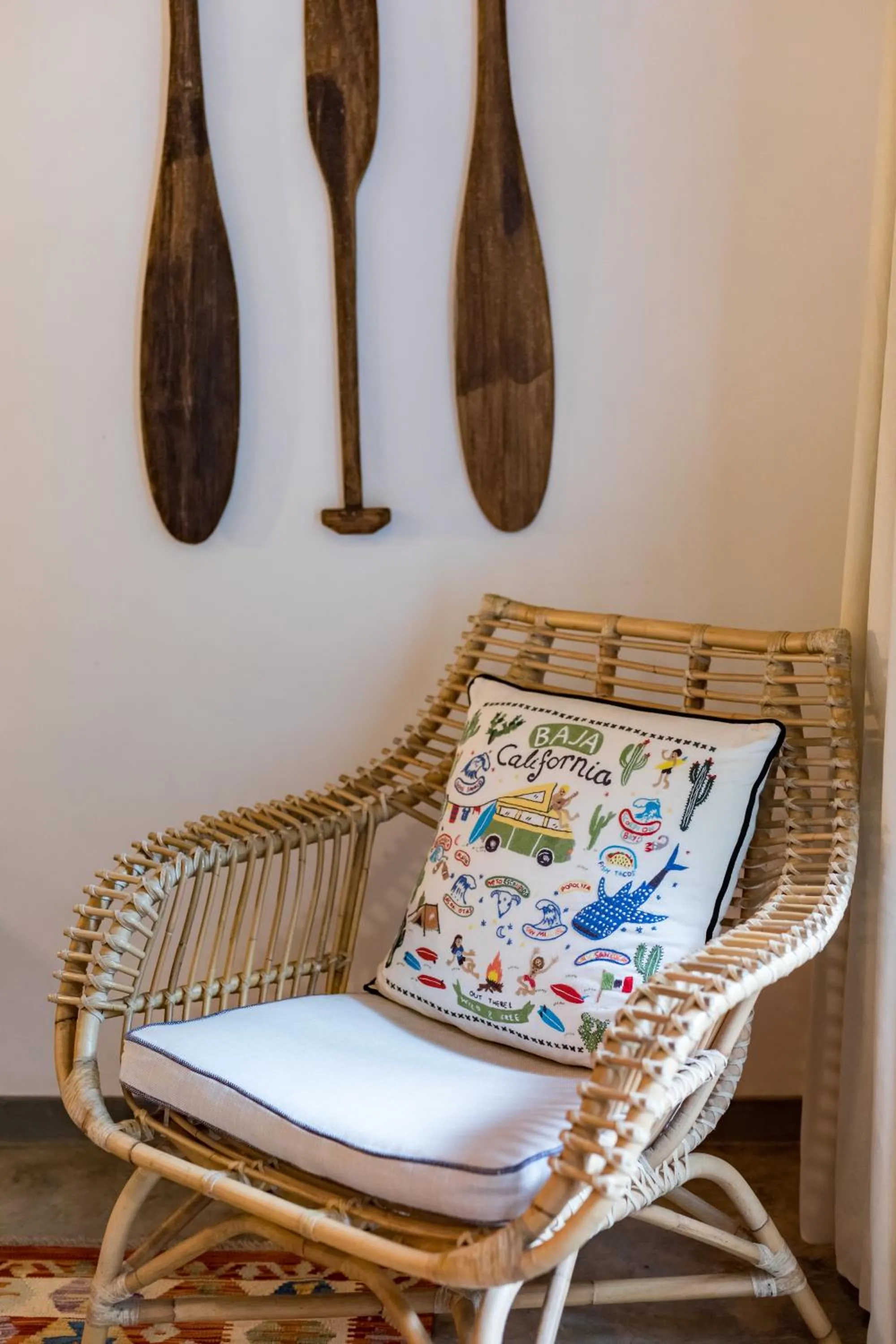 Seating area in The Nomadic Hotel