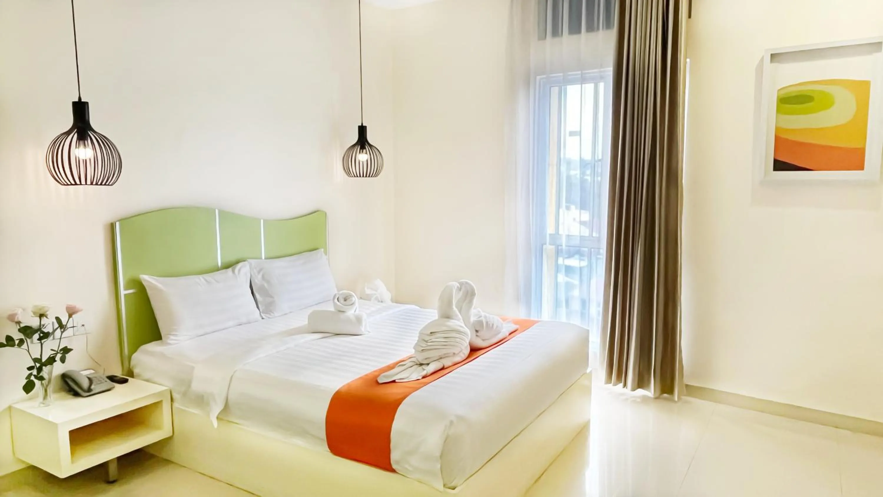 Bed in Sahid Vanilla Nagoya Batam