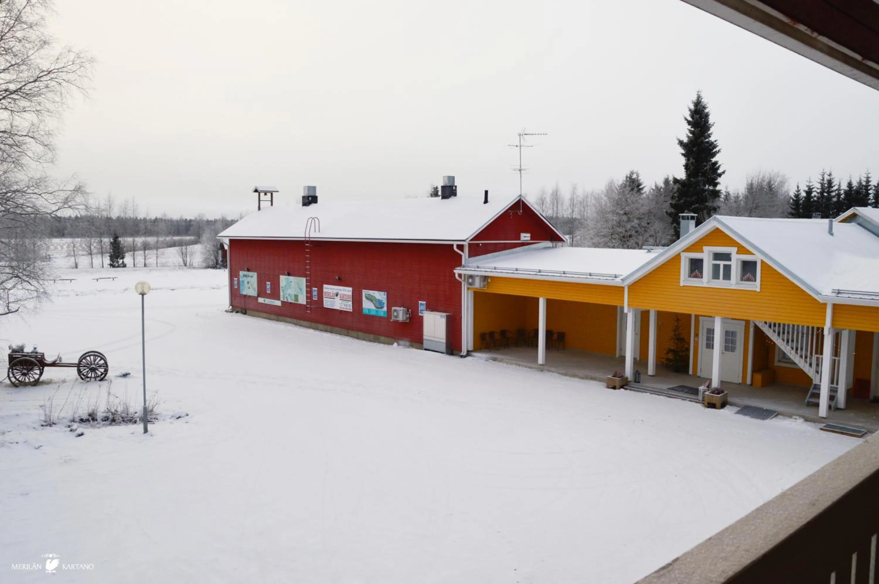 Area and facilities in Merilän Kartano