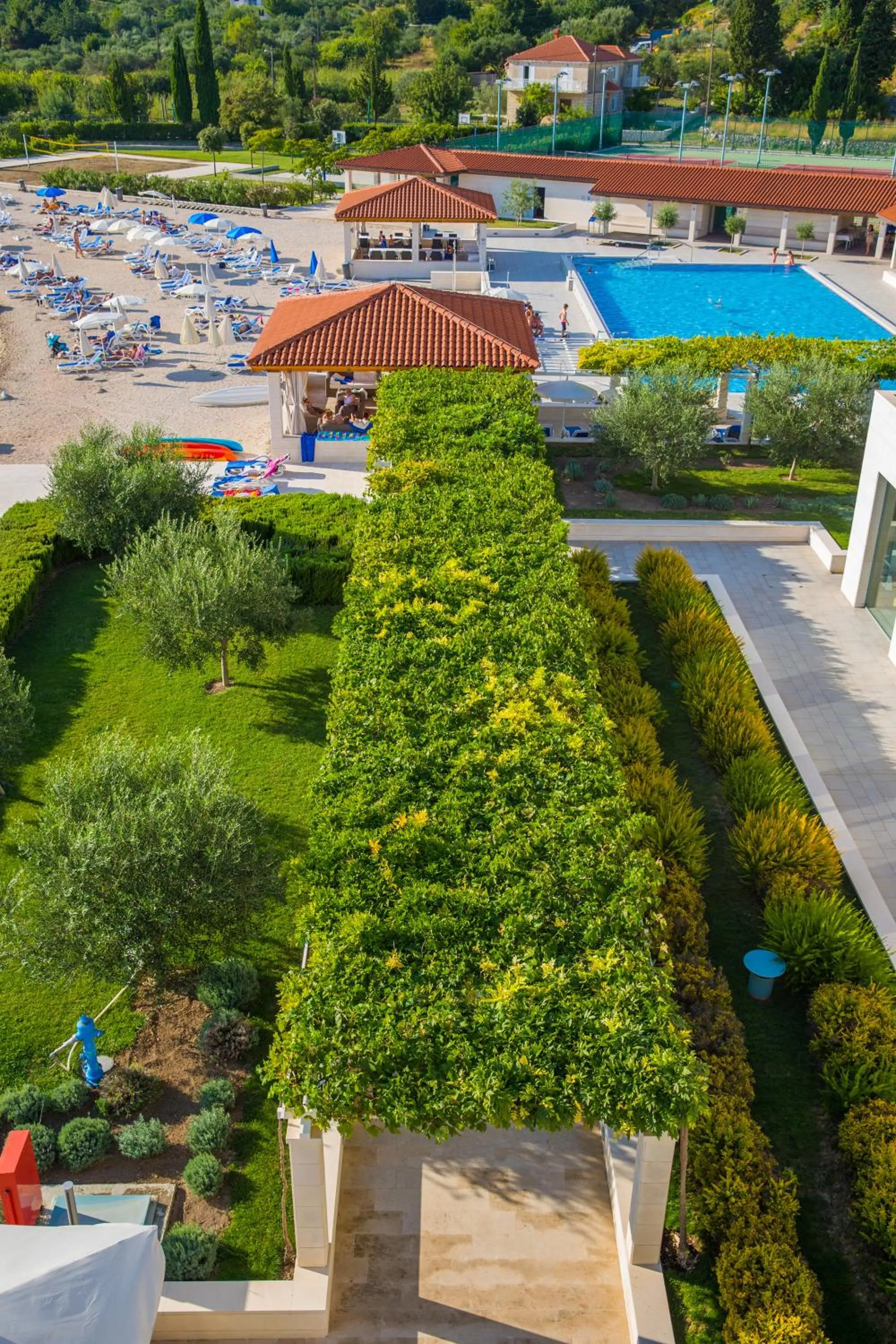 Garden in Admiral Grand Hotel