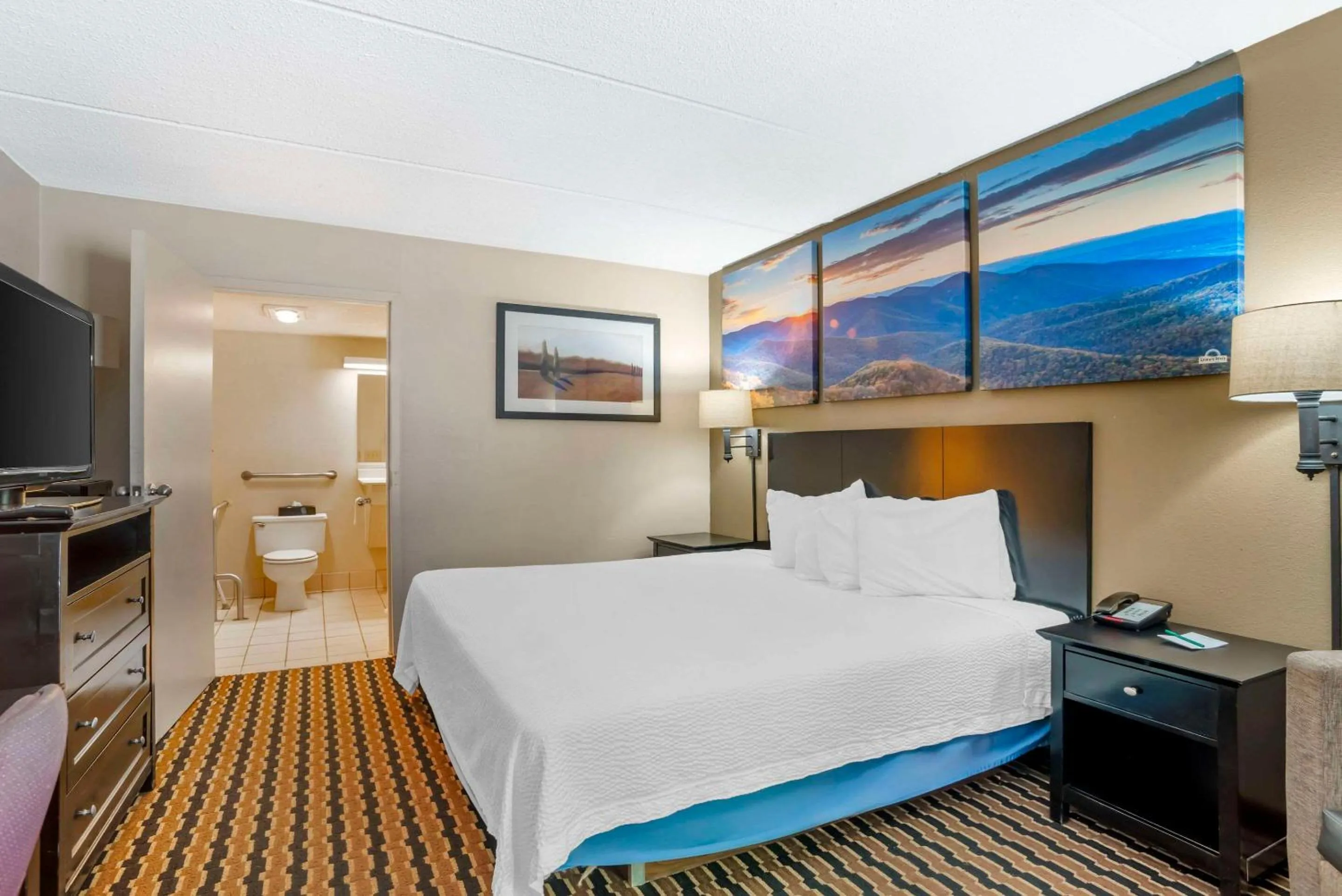 Bedroom, Bed in Quality Inn near Speedway