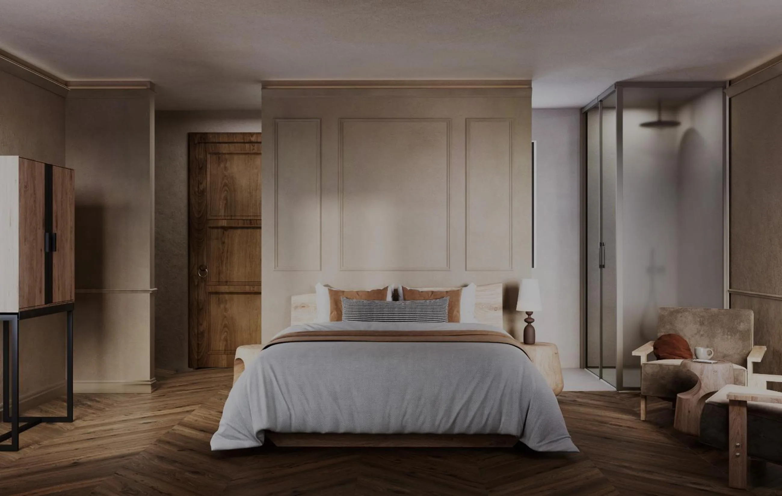 Shower, Bed in Hemanaire