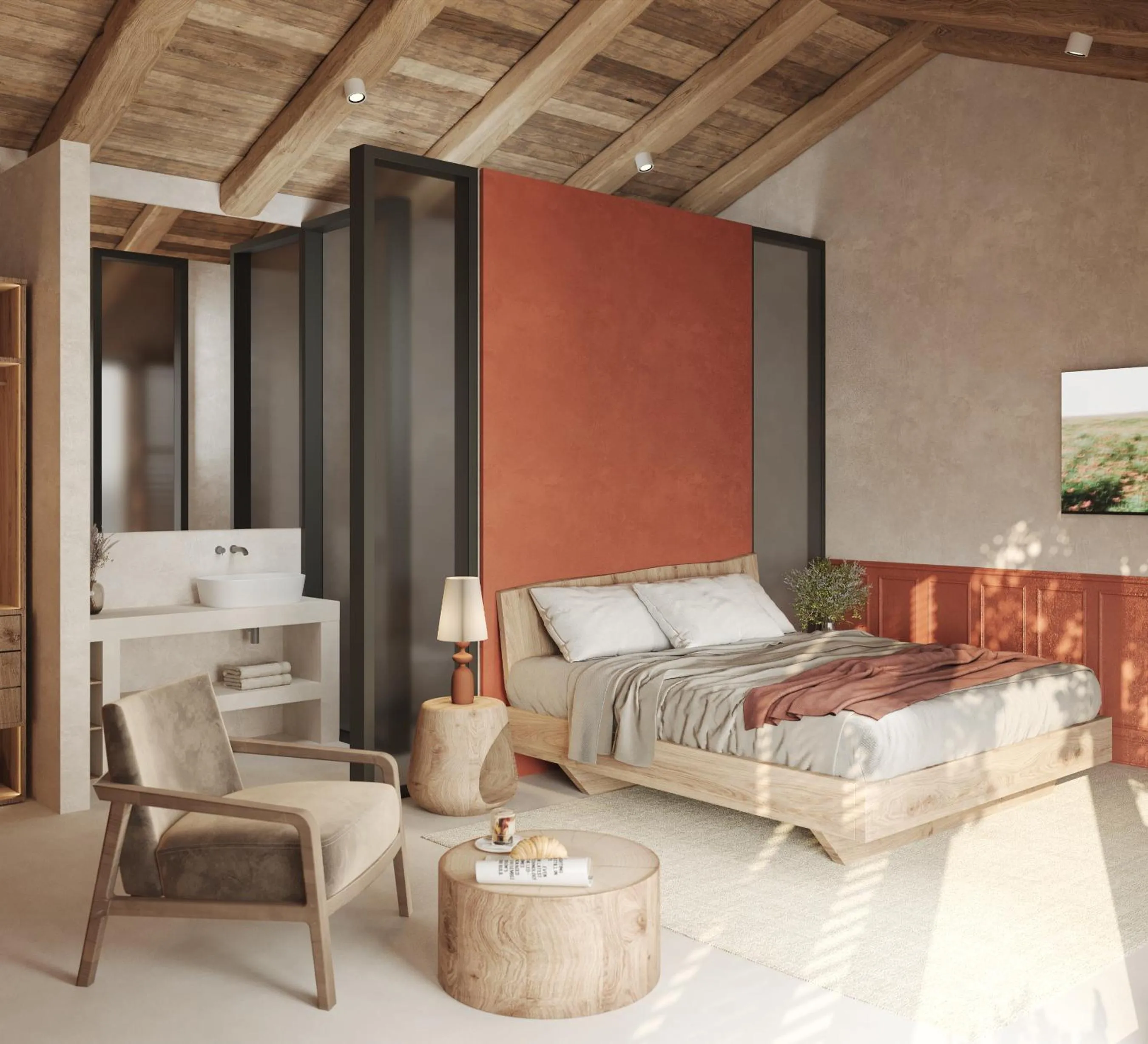 Bedroom, Bed in Hemanaire