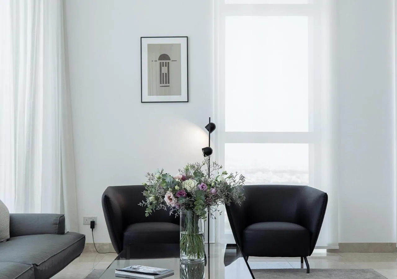 Living room in Nicosia Central Park Residences
