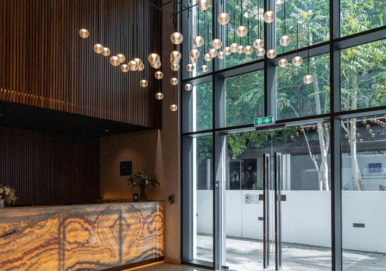 Decorative detail in Nicosia Central Park Residences