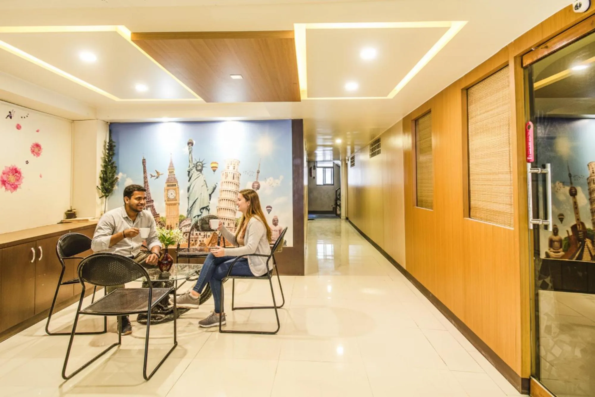 Seating area in Via Karishma