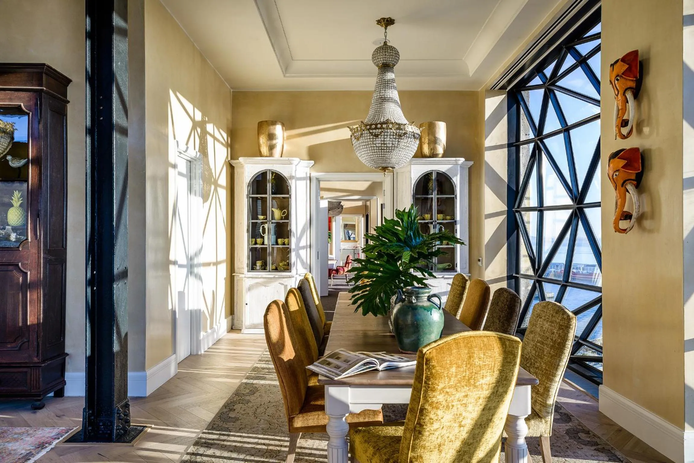 Seating area in The Silo Hotel