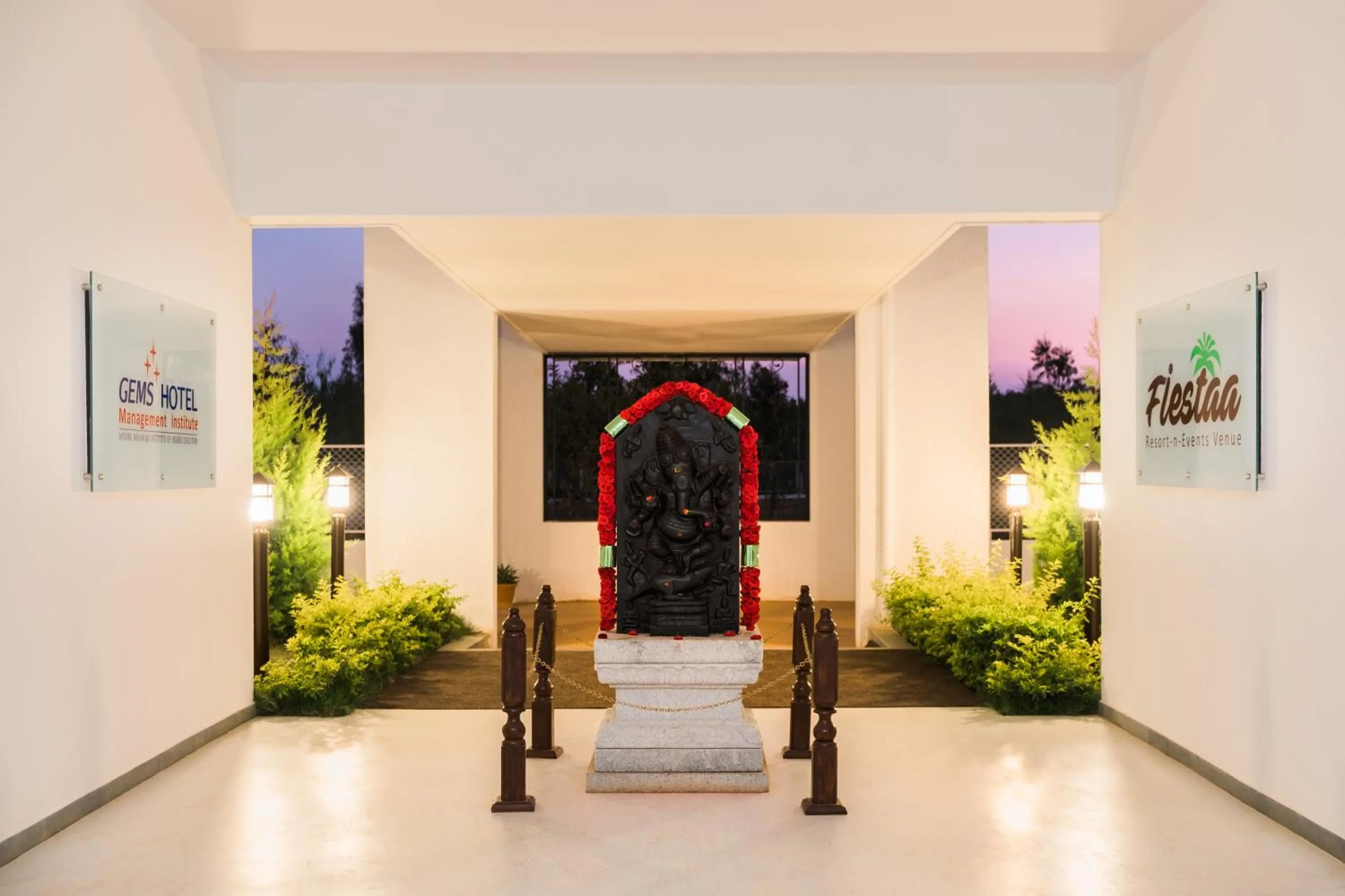 Facade/entrance in Fiestaa Resort n Events Venue