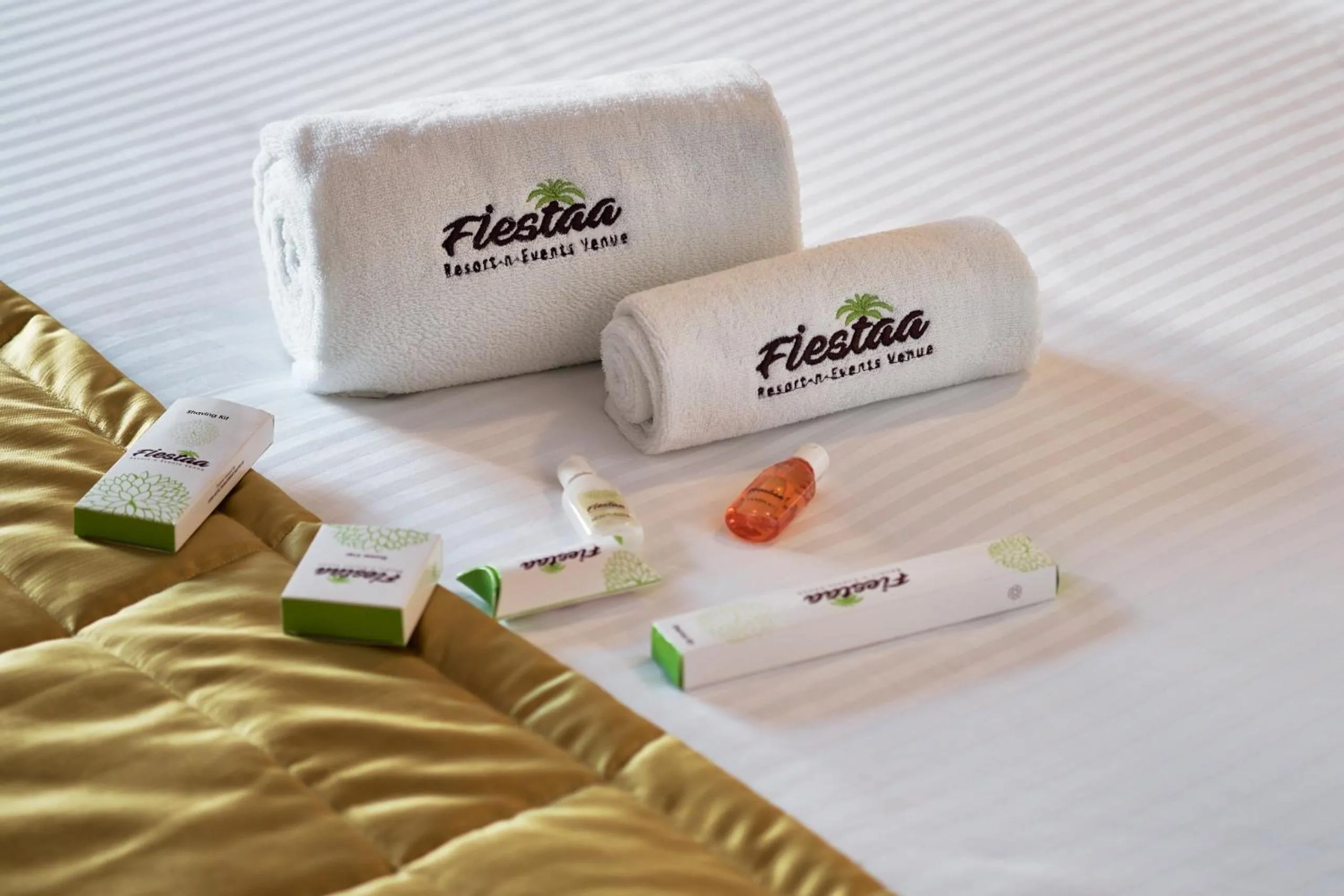 Property logo or sign, Bed in Fiestaa Resort n Events Venue