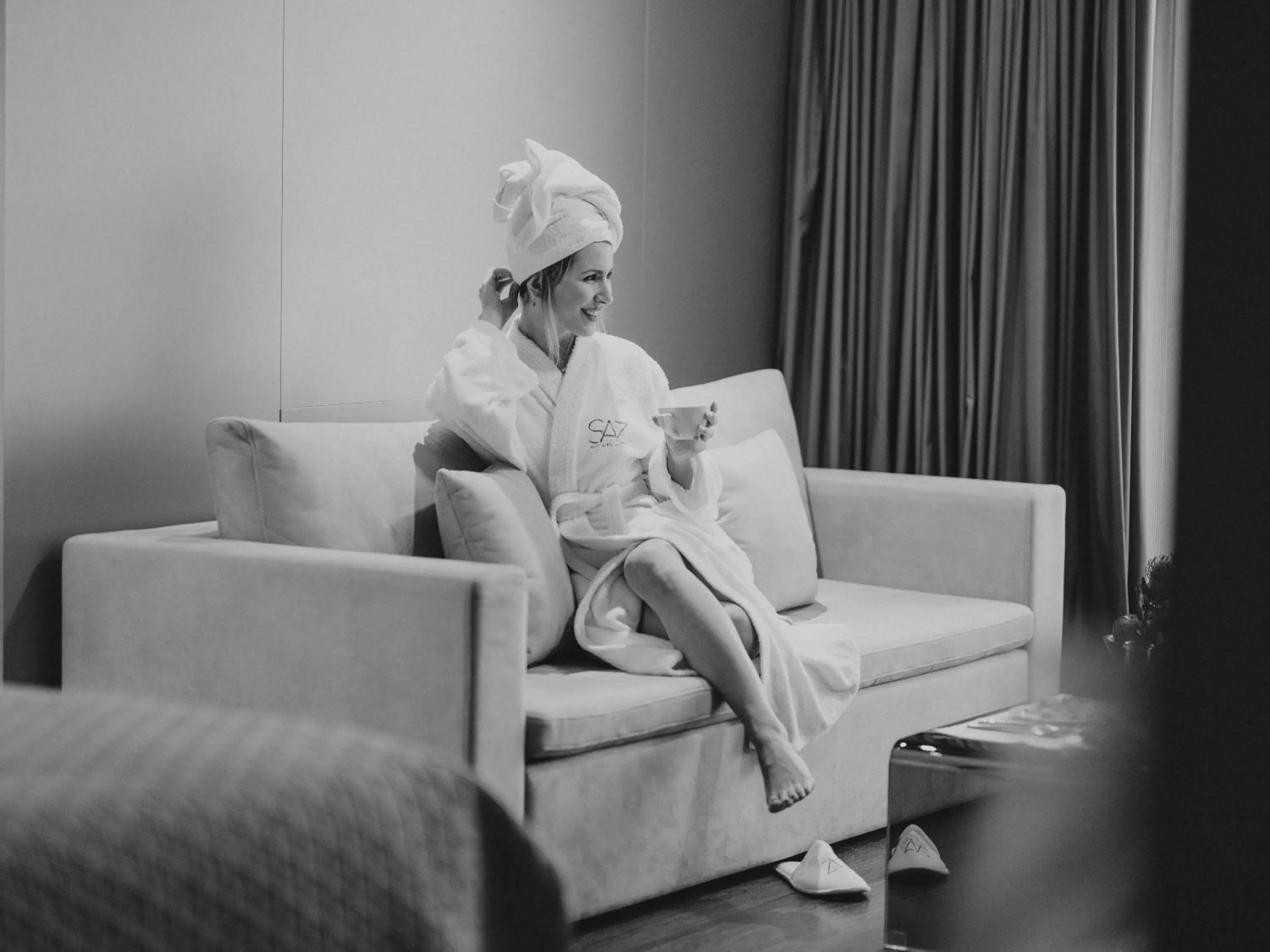 Seating area in SAZ City Life Boutique Hotel