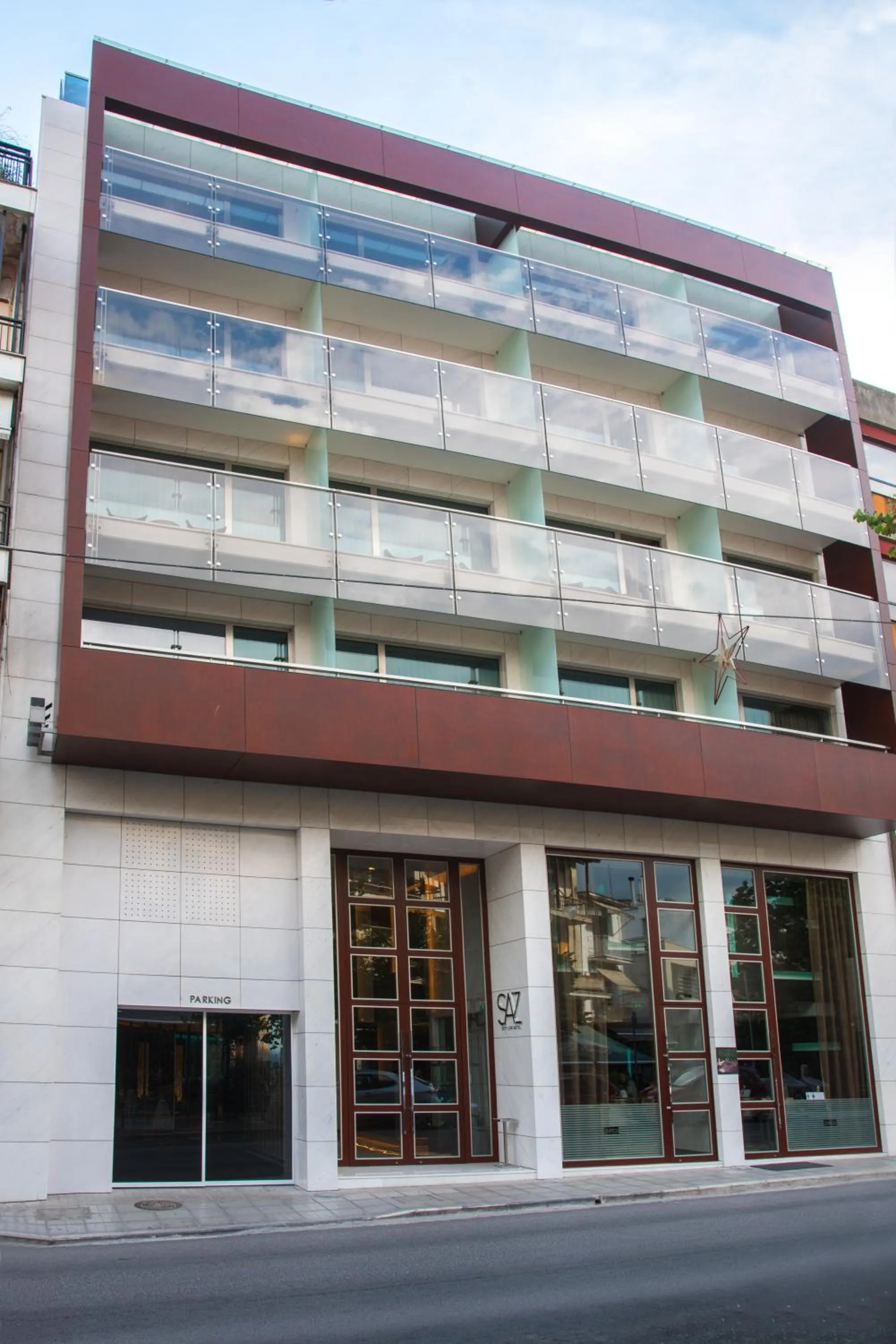 Facade/entrance in SAZ City Life Boutique Hotel