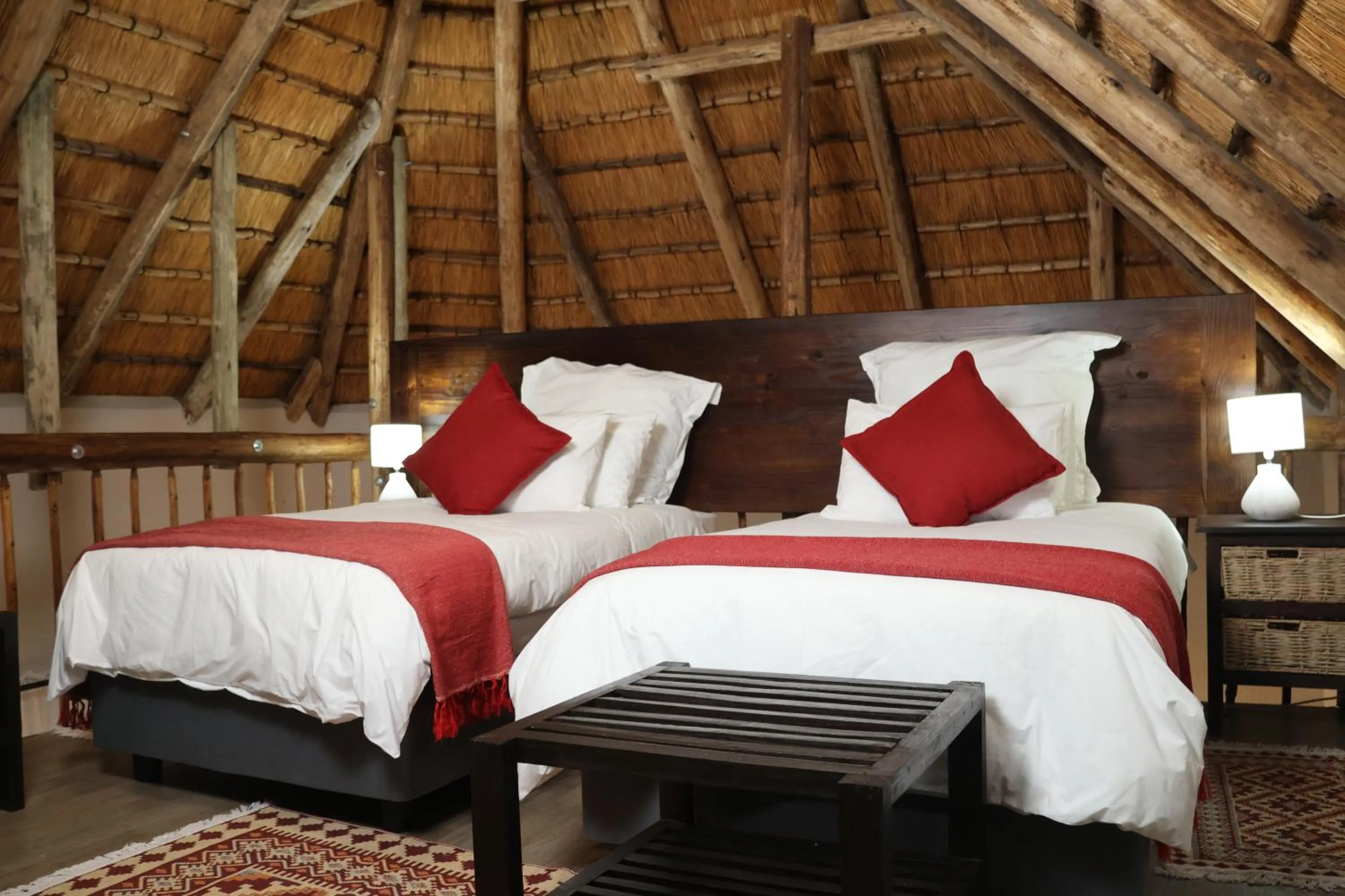 Bed in Shingalana Guest Lodge