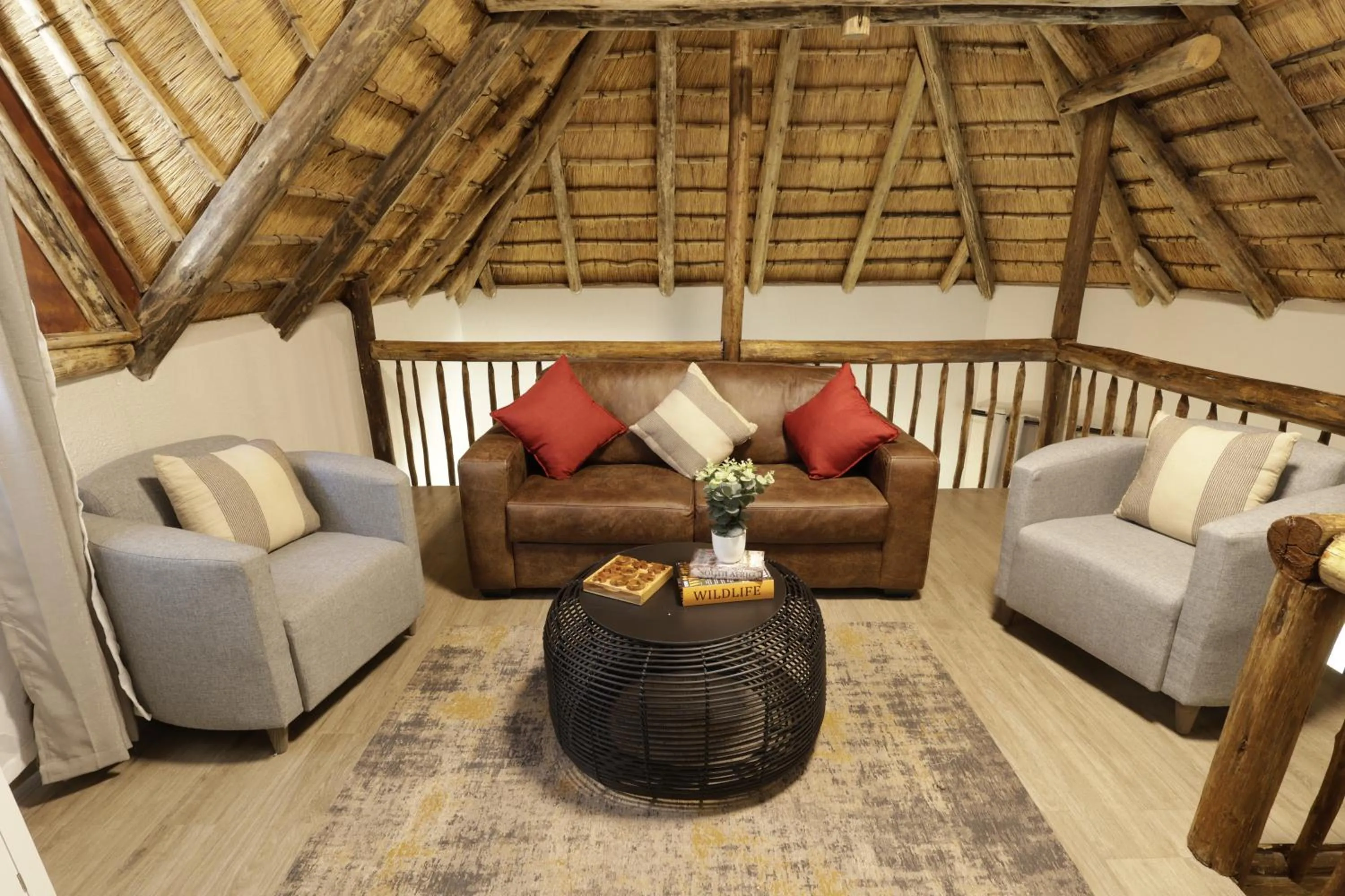 Seating area in Shingalana Guest Lodge
