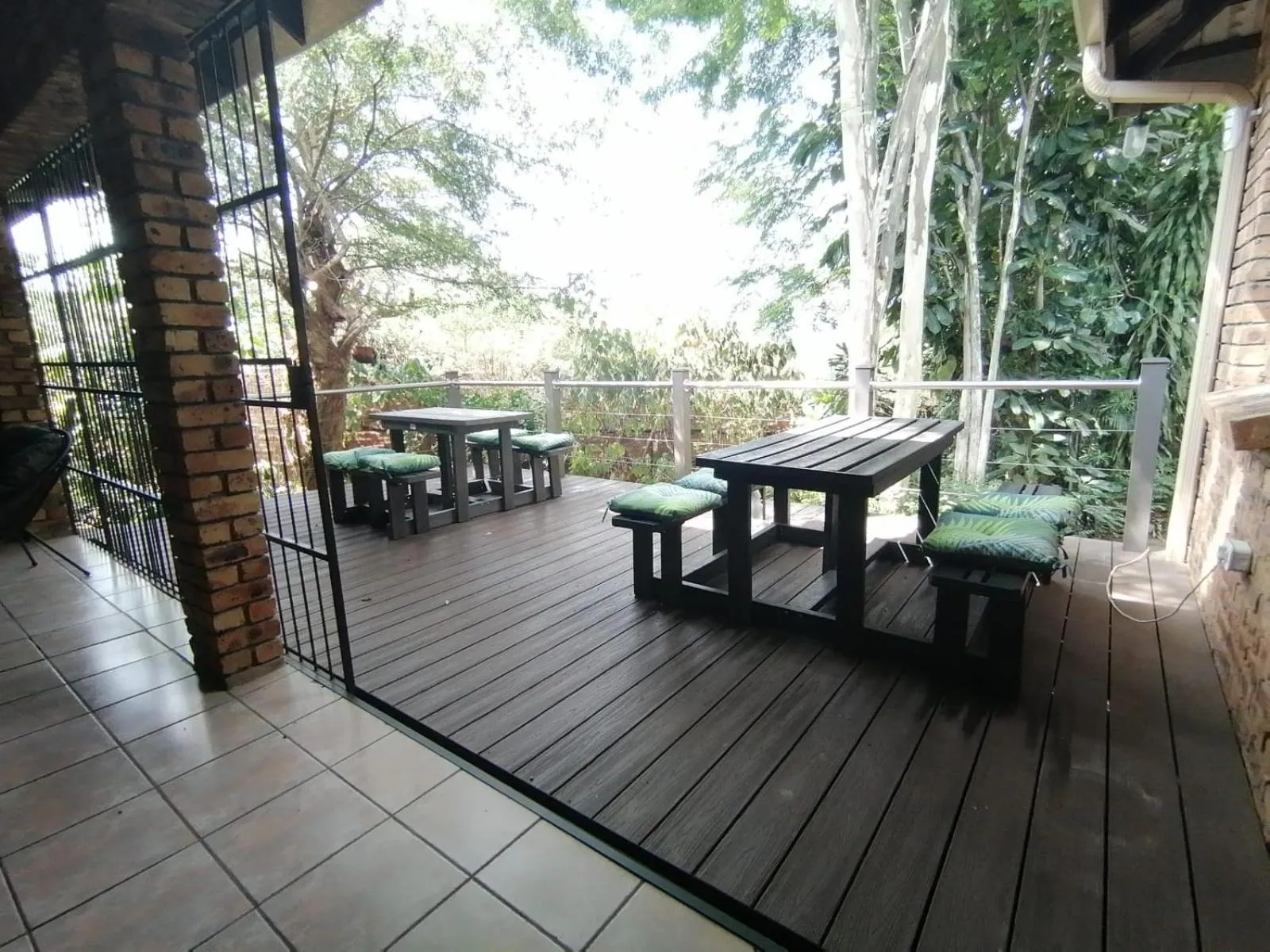 Patio in Shingalana Guest Lodge