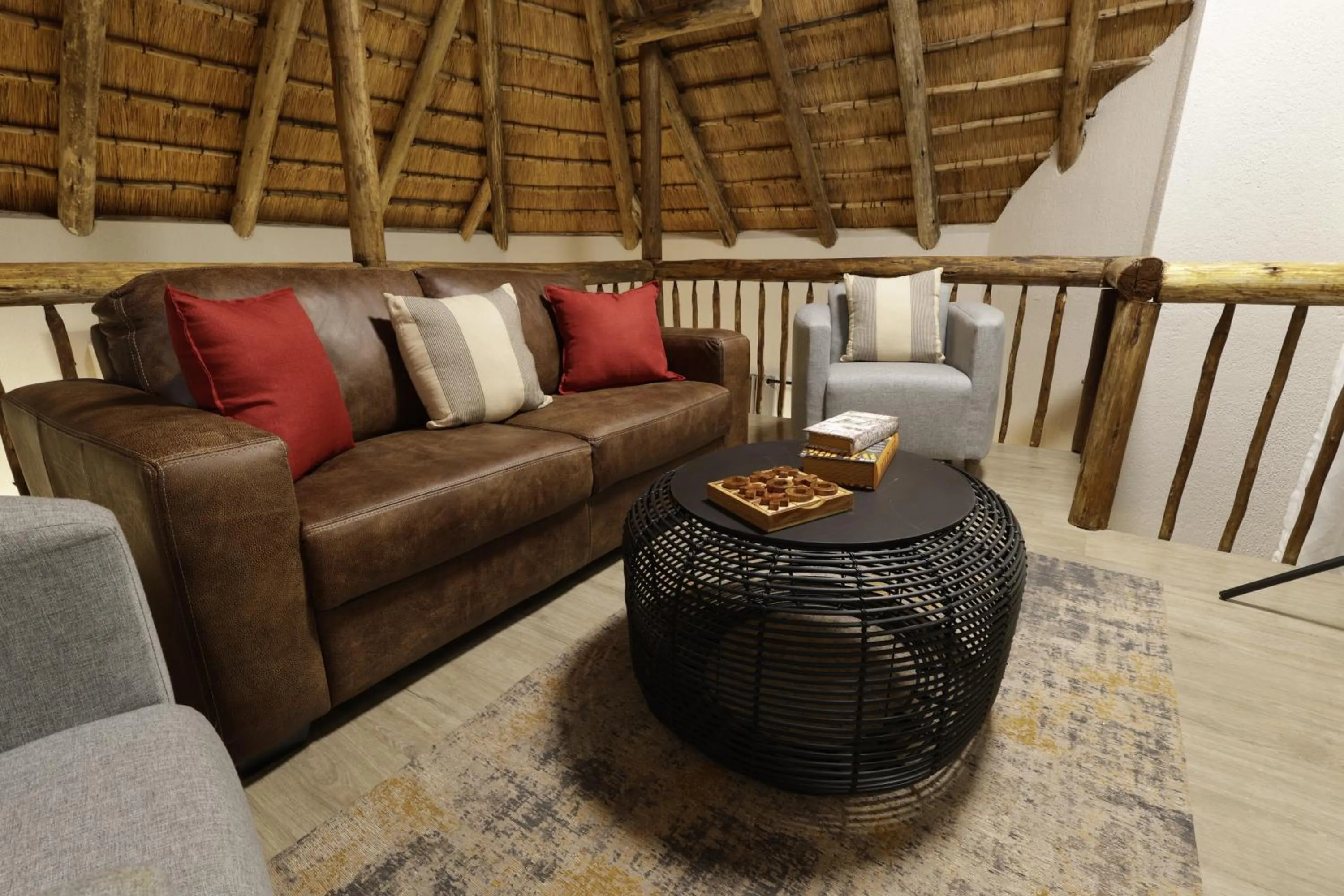 Seating area in Shingalana Guest Lodge