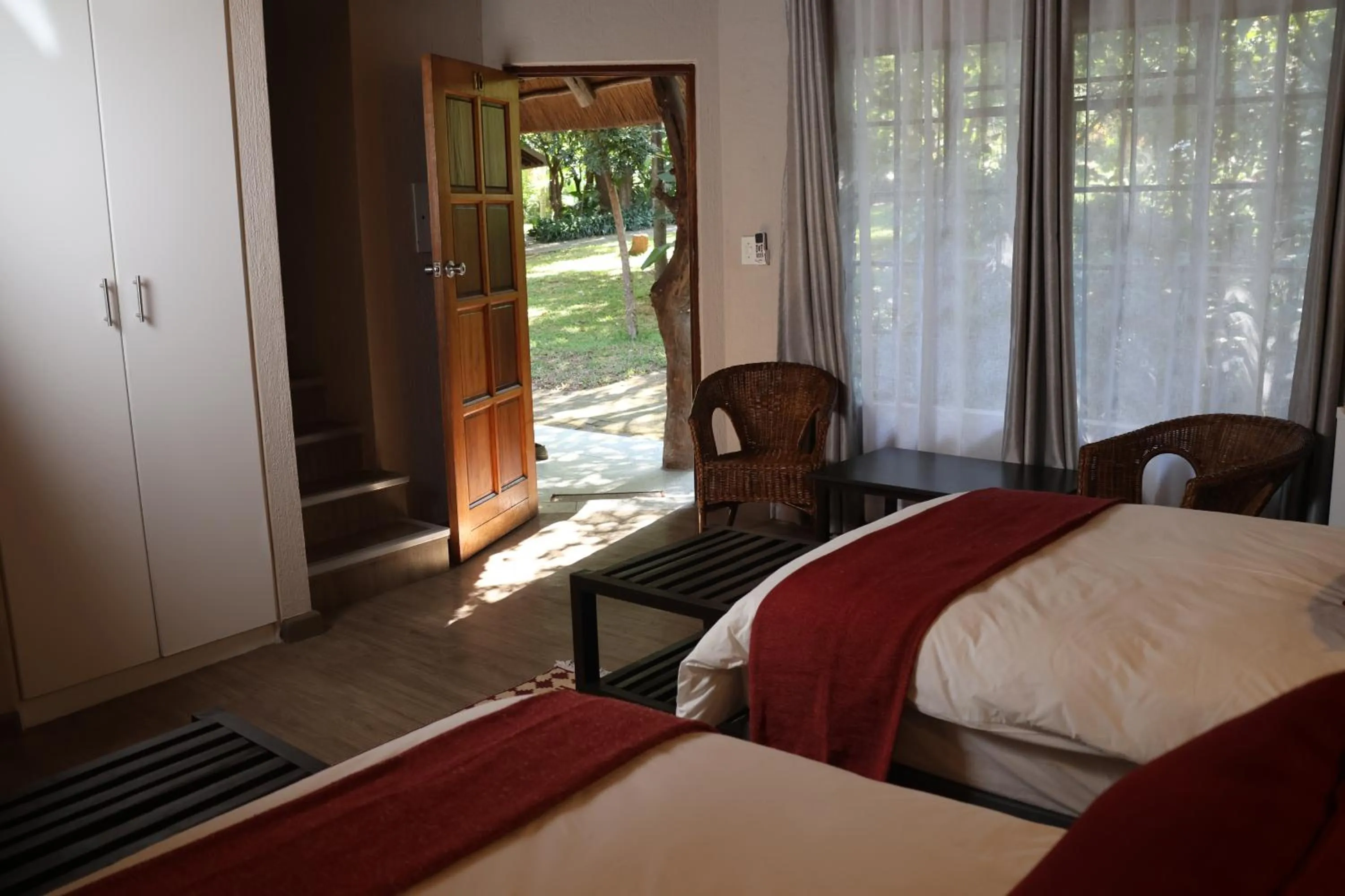 View (from property/room), Bed in Shingalana Guest Lodge