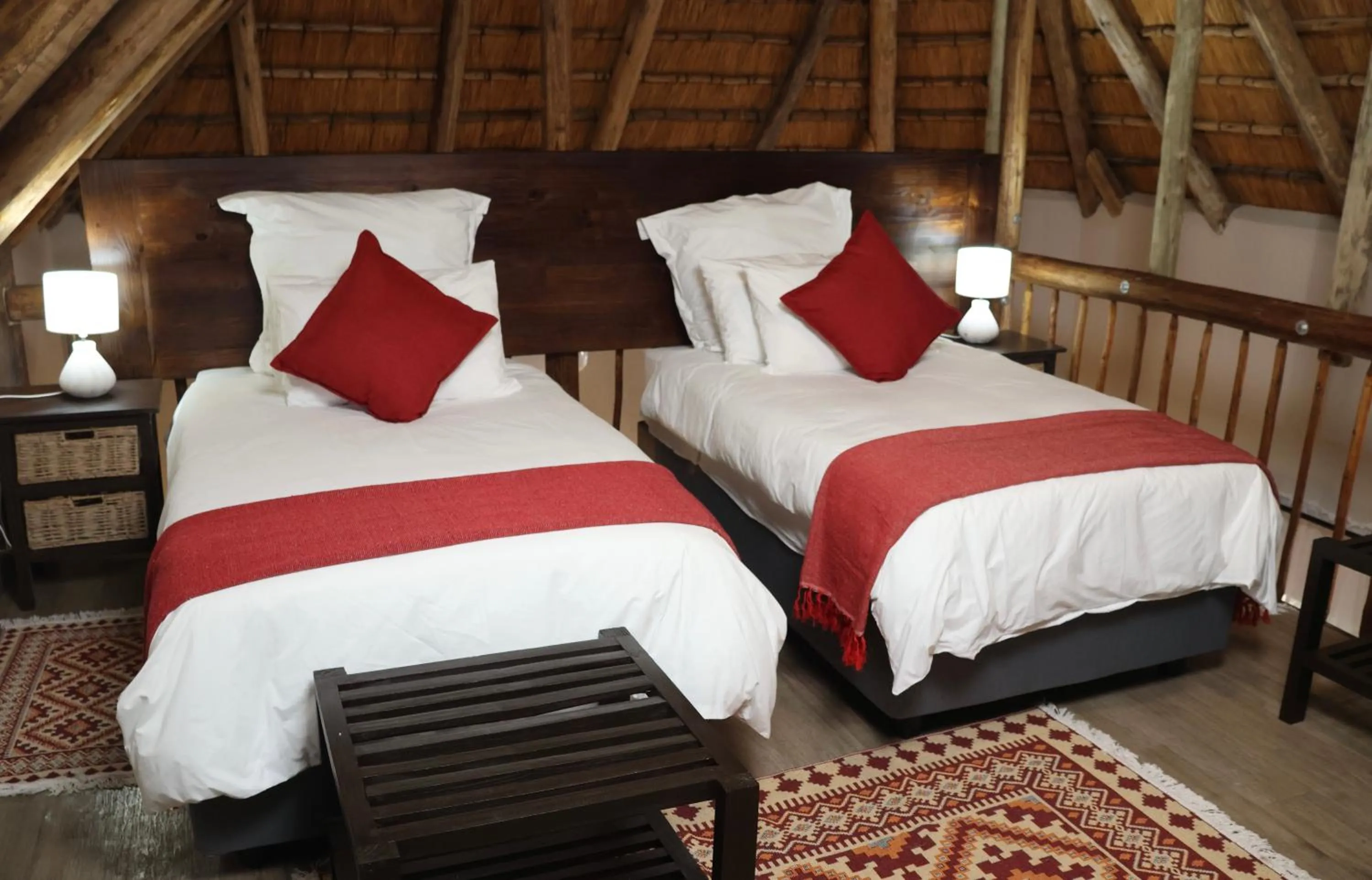 Bed in Shingalana Guest Lodge