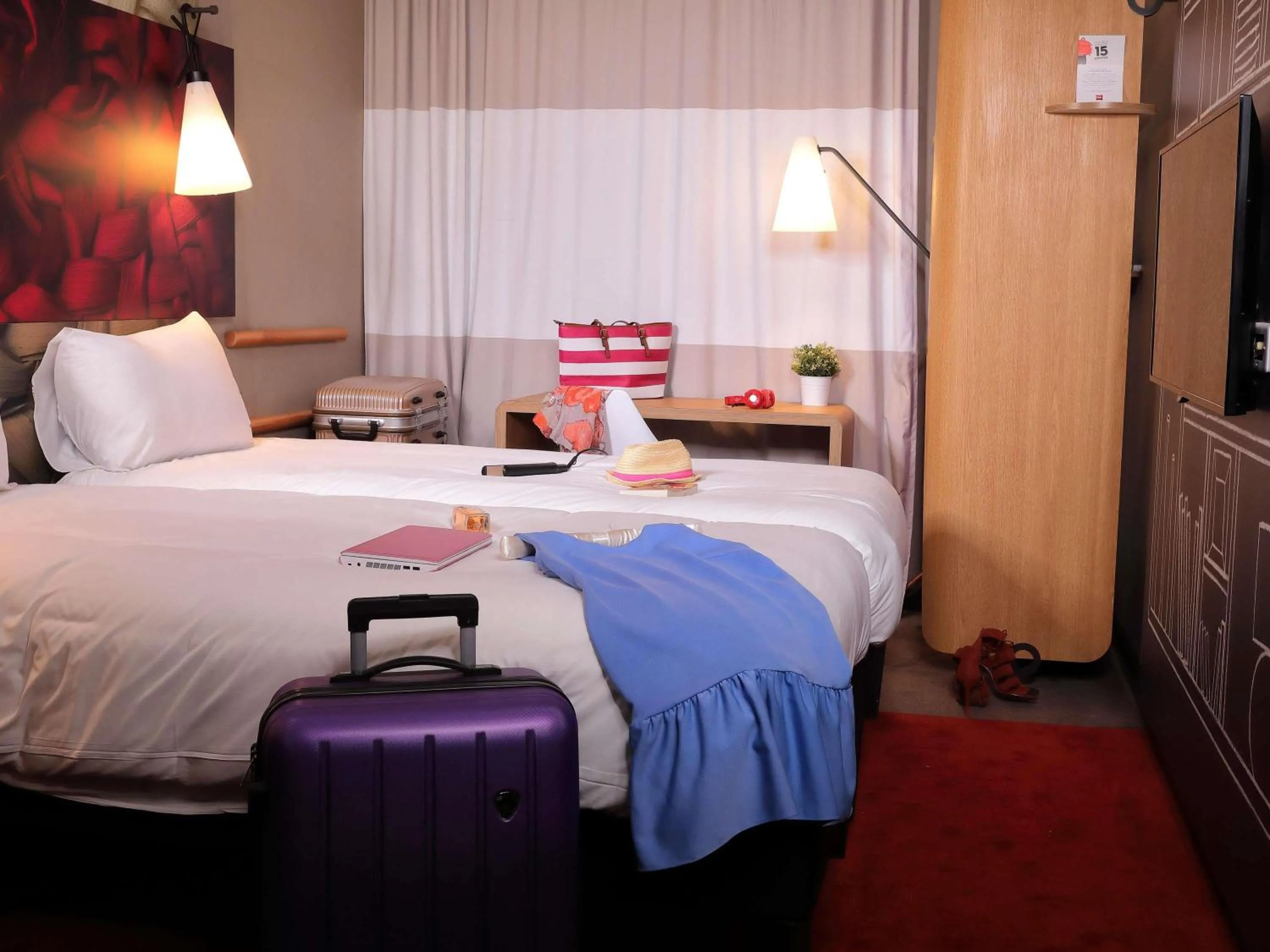 Bedroom, Bed in Ibis Rabat Agdal