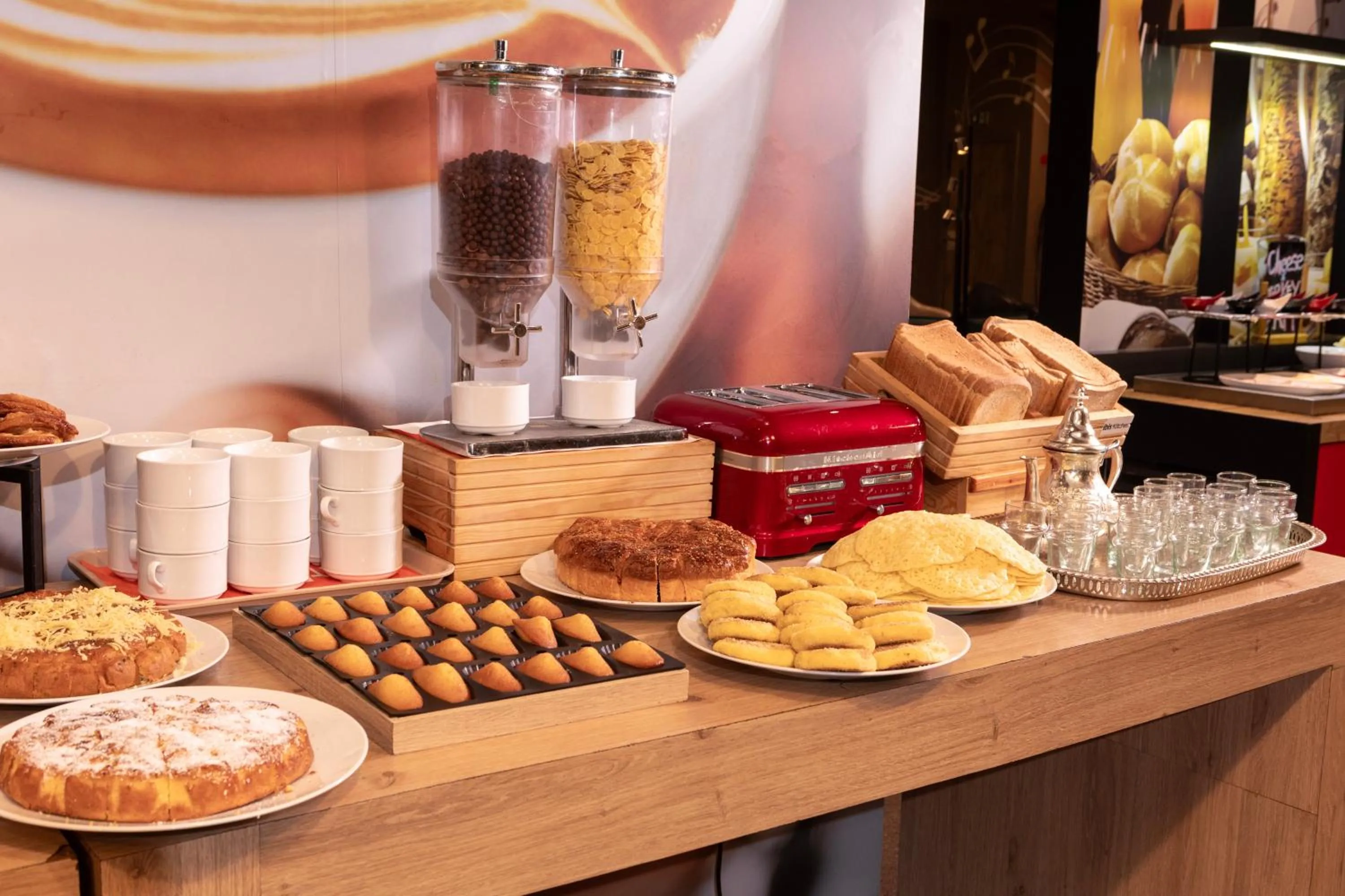 Buffet breakfast in Ibis Rabat Agdal