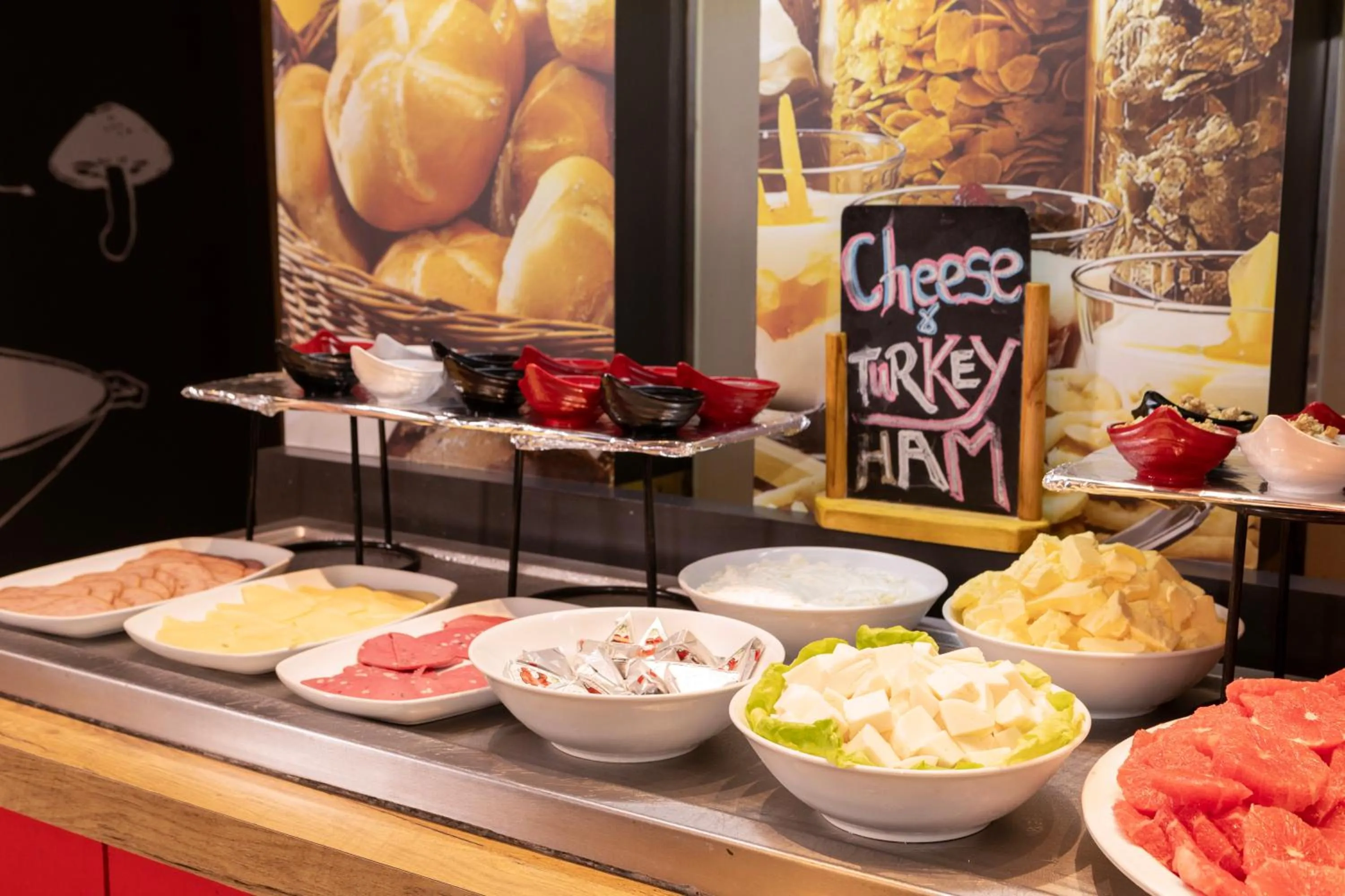Buffet breakfast in Ibis Rabat Agdal