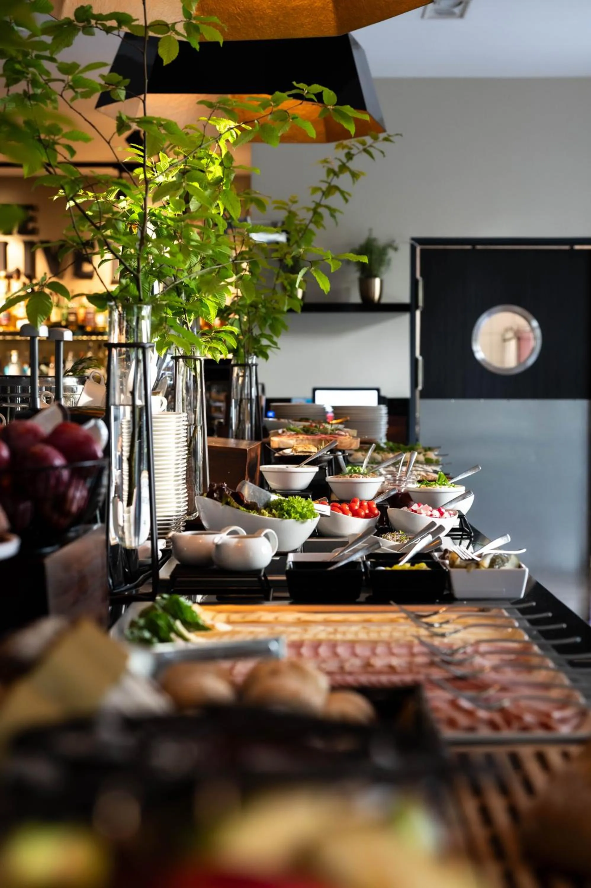 Buffet breakfast in Hotel Arche