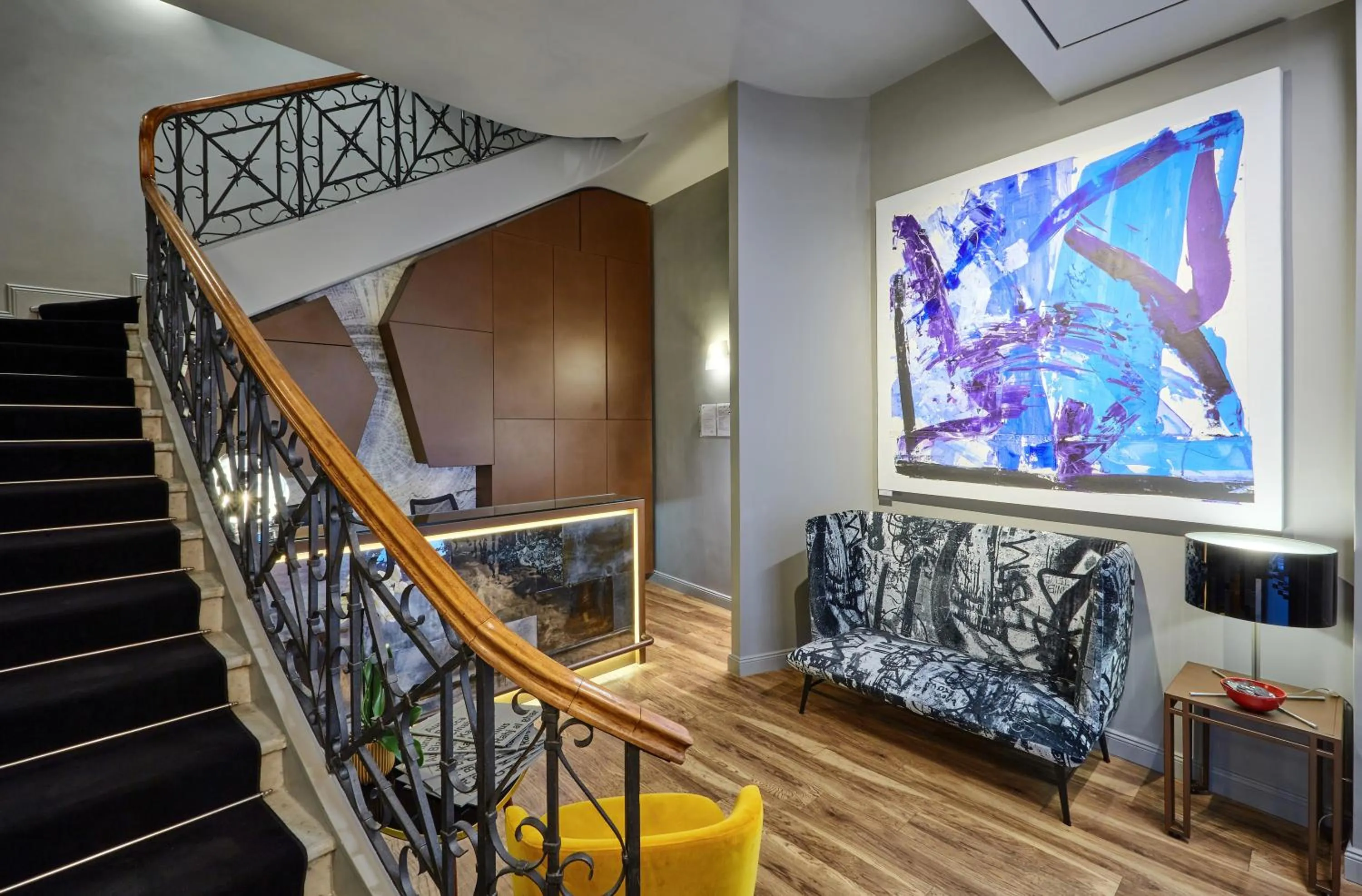 Lobby or reception in L'obelisque maison de luxe