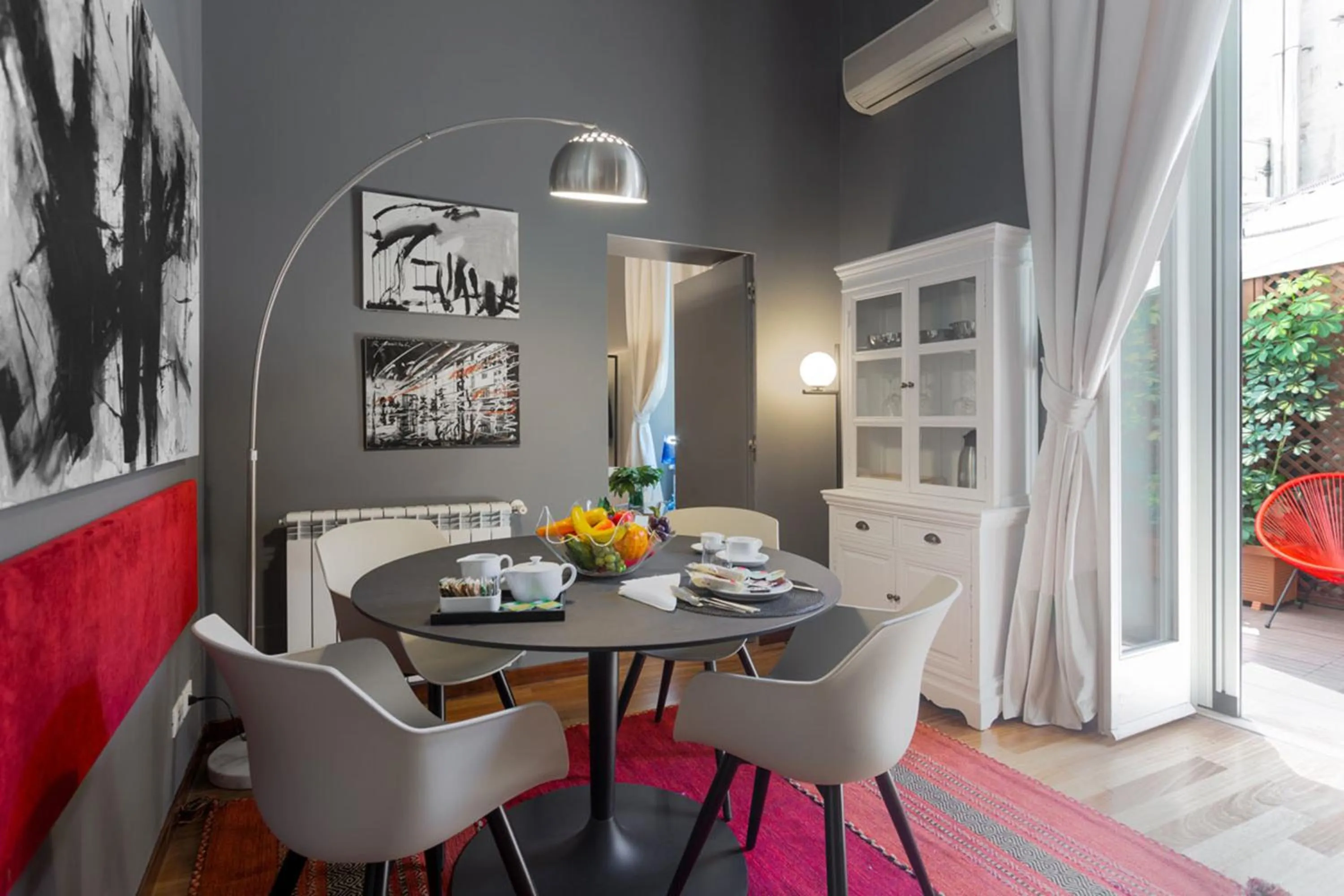 Dining area in L'obelisque maison de luxe
