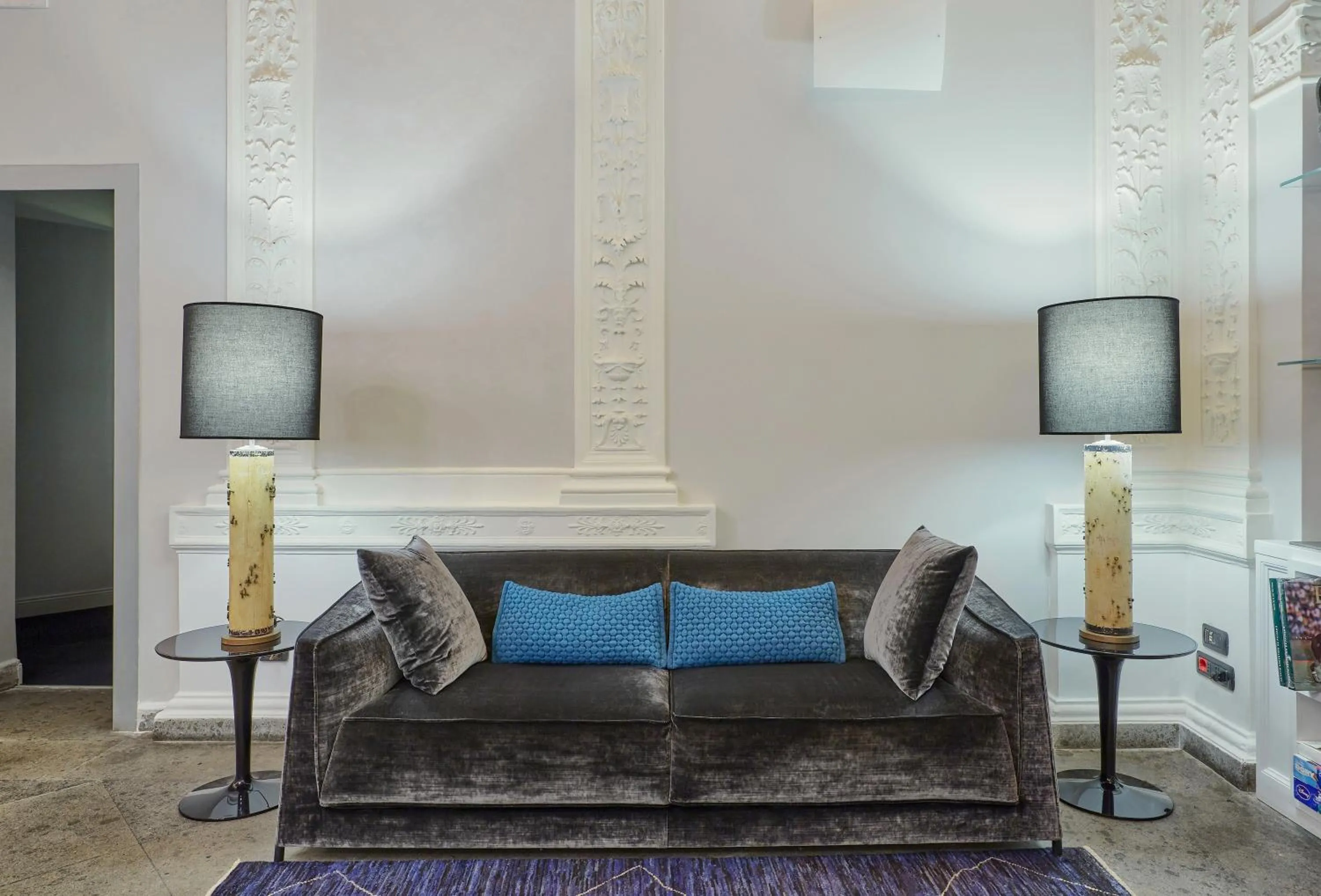 Communal lounge/ TV room in L'obelisque maison de luxe