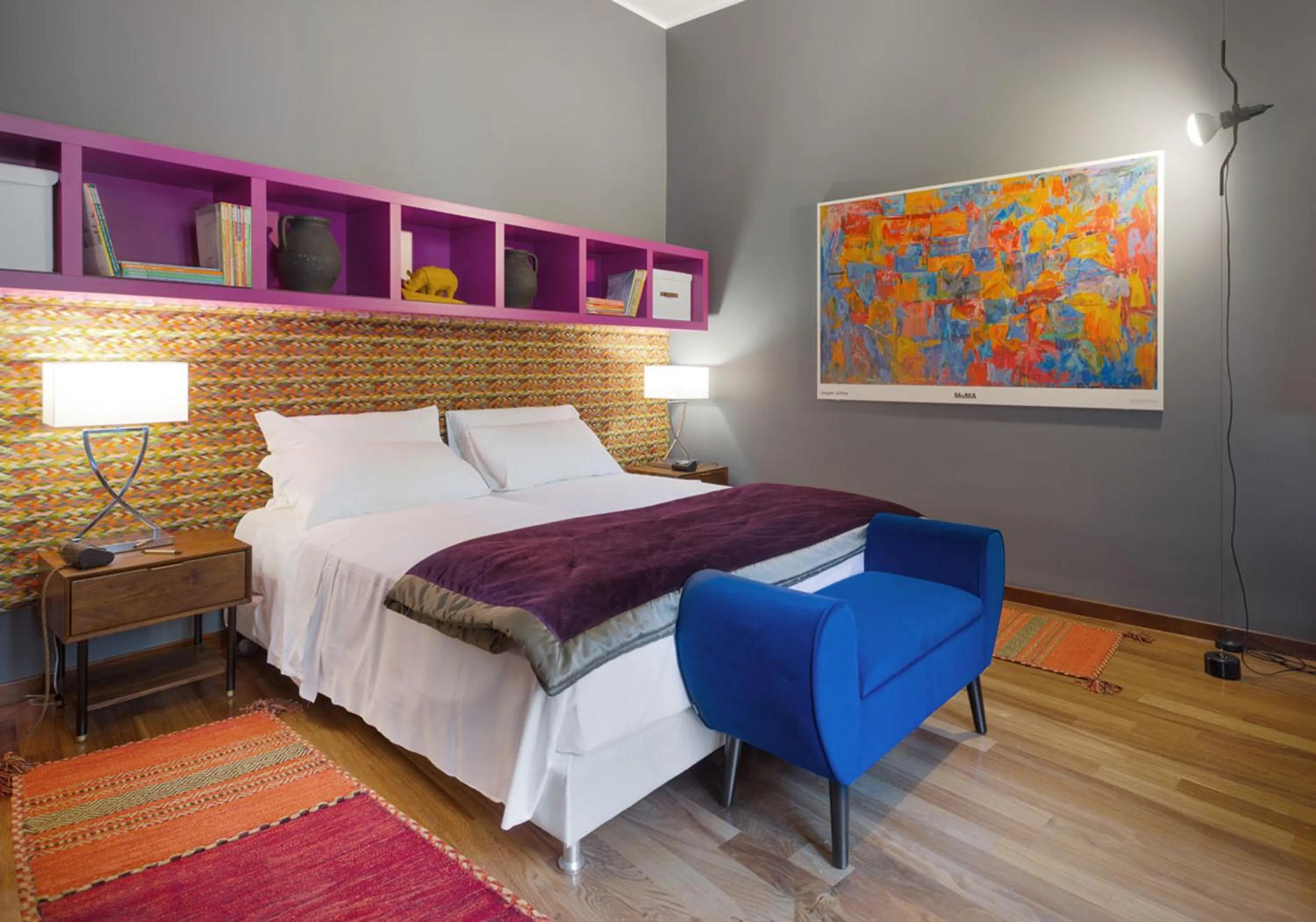 Bedroom, Bed in L'obelisque maison de luxe