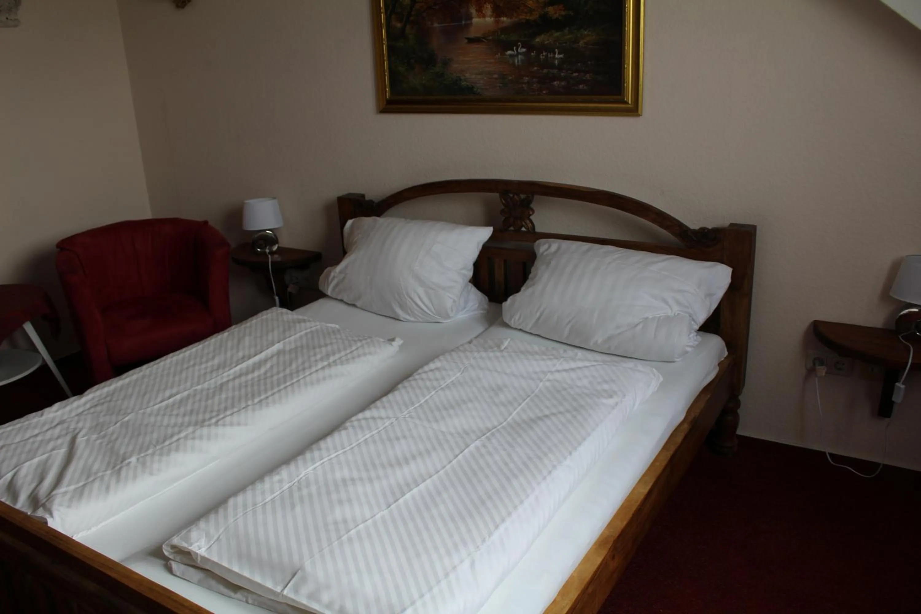 Bed in Hotel Gardenia