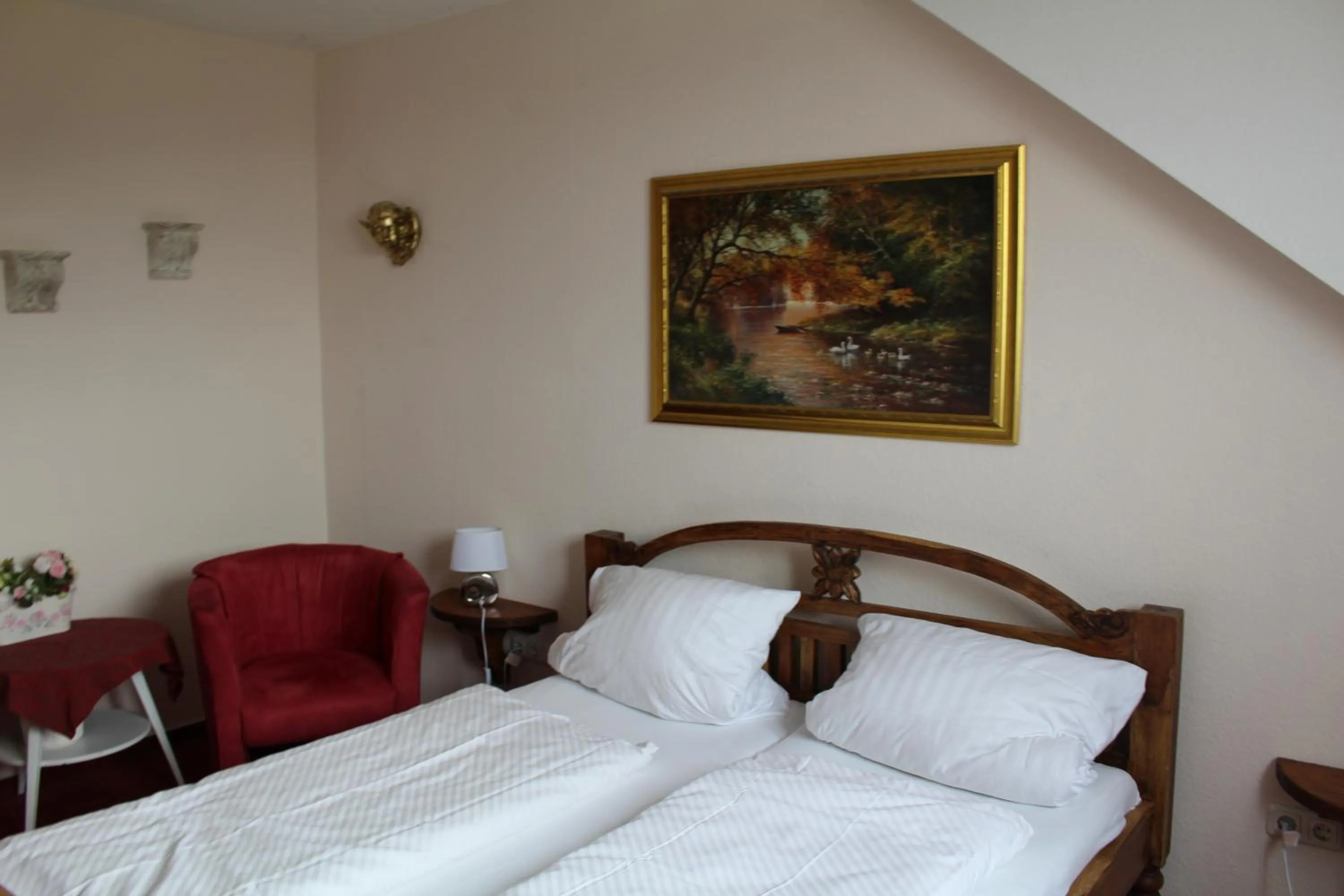 Bed in Hotel Gardenia