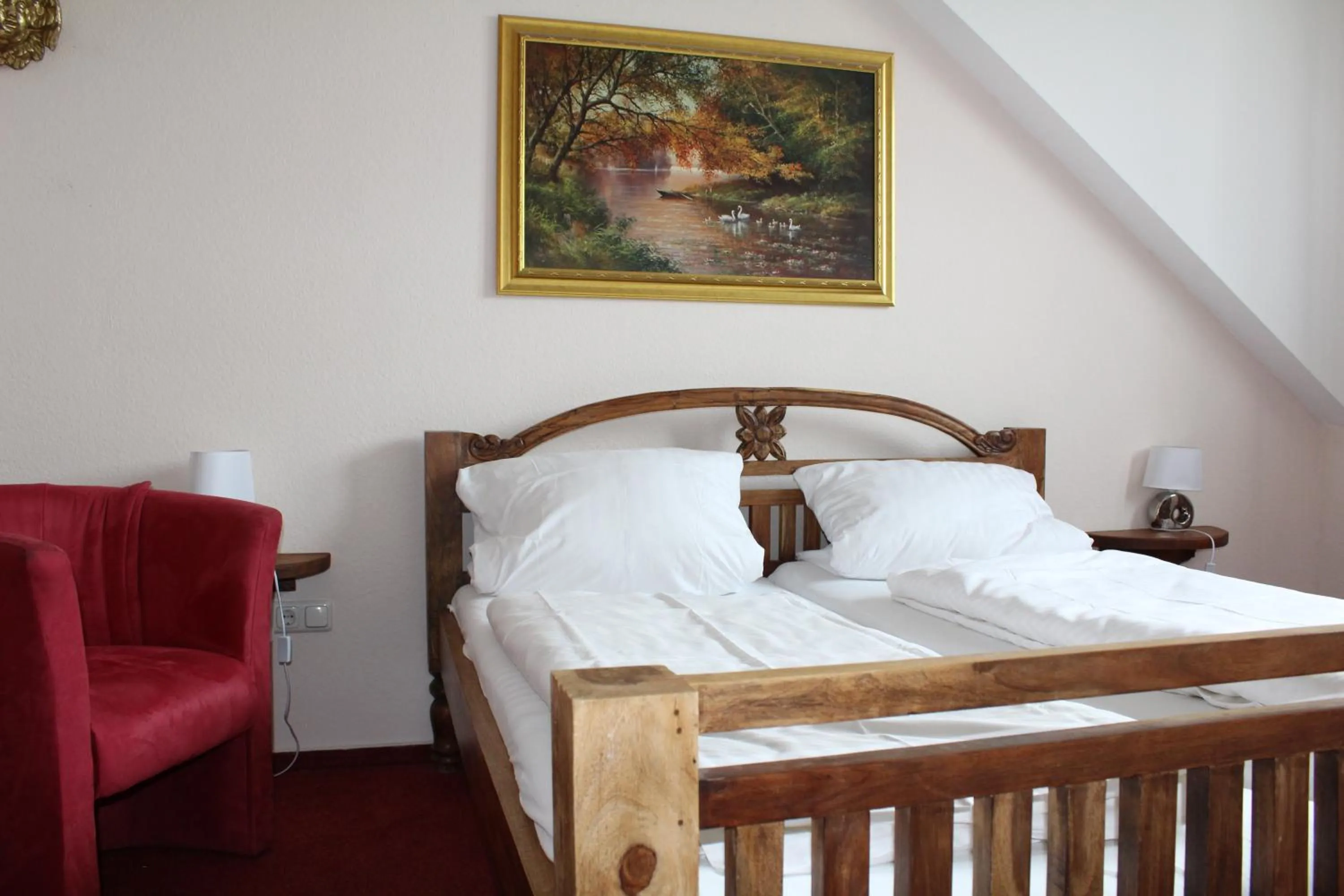 Bed in Hotel Gardenia