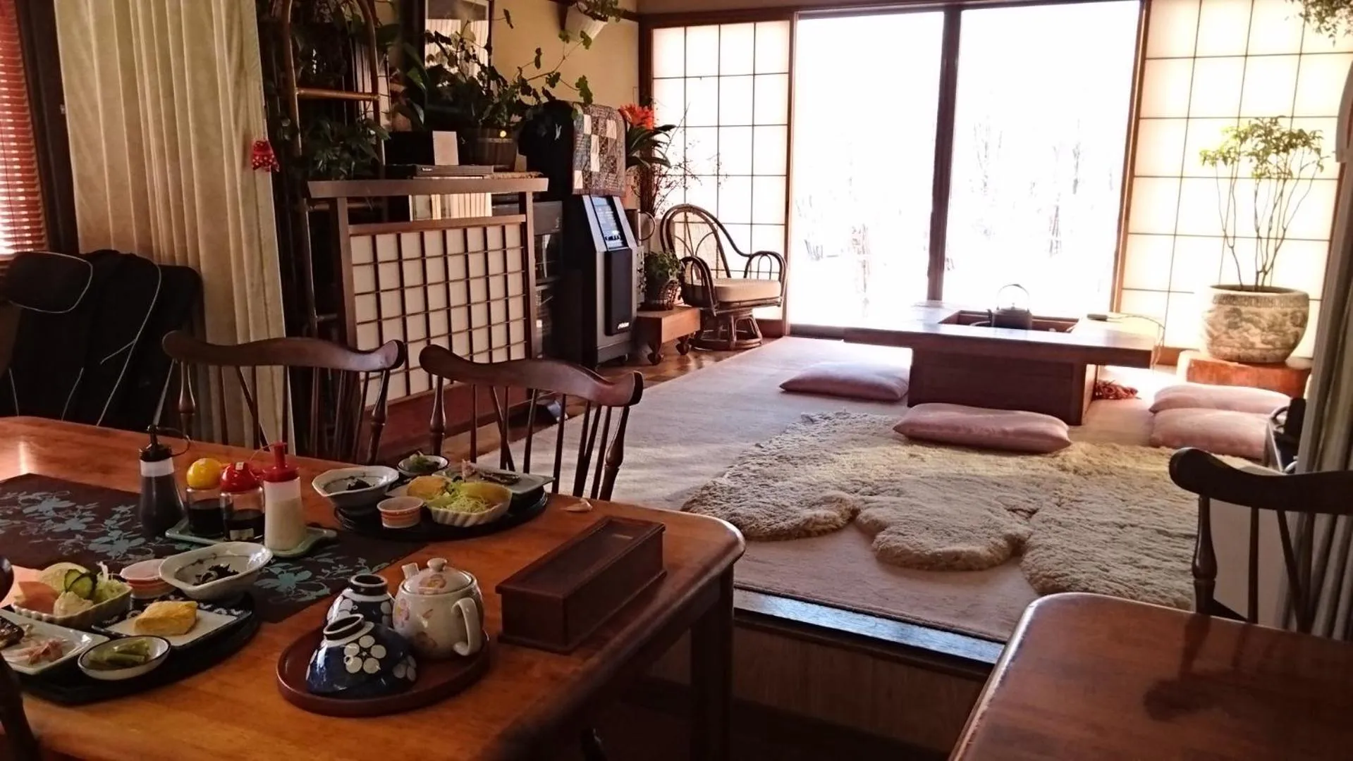 Living room in Lodge Amenouo