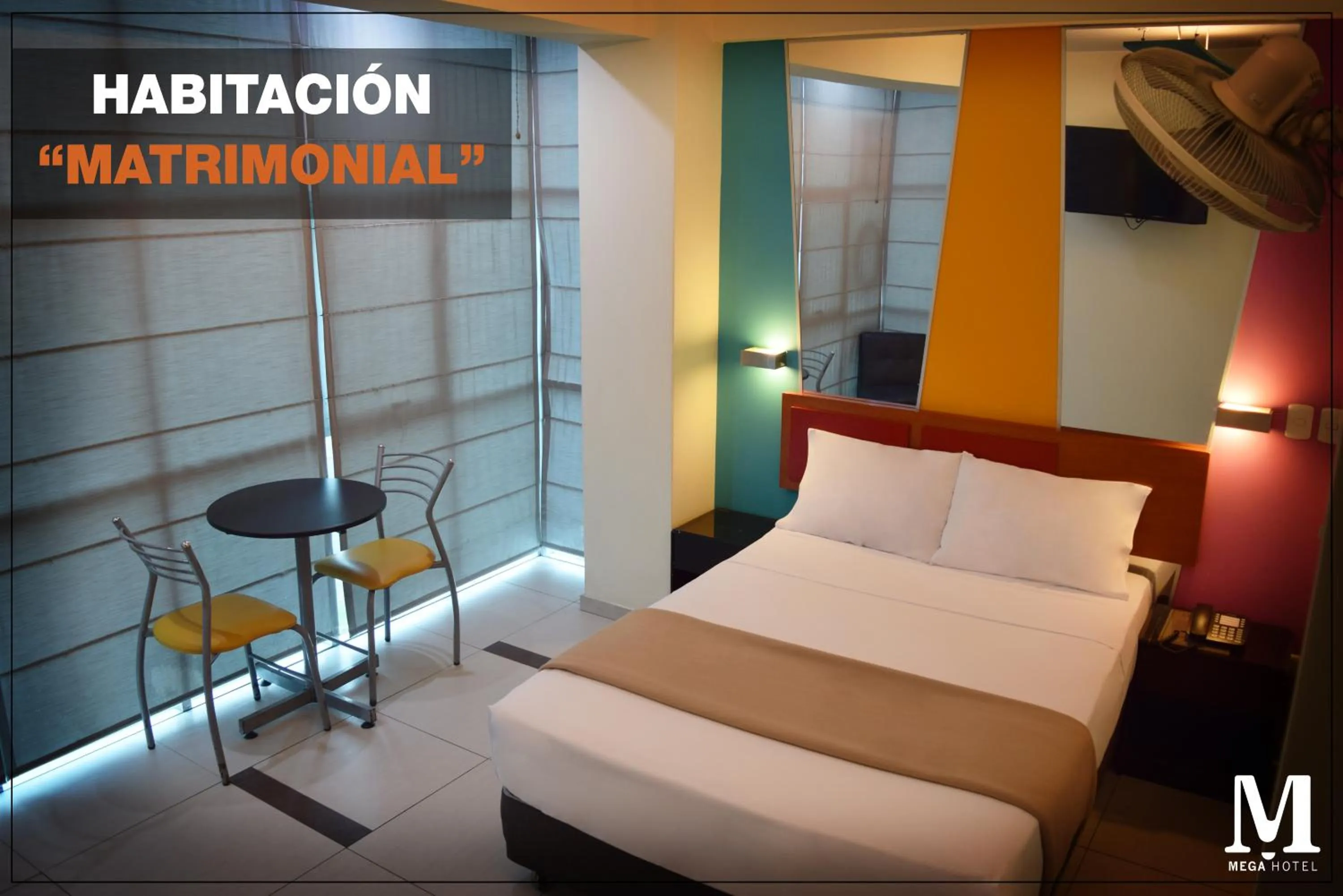 Bed in Hotel Colors Canada