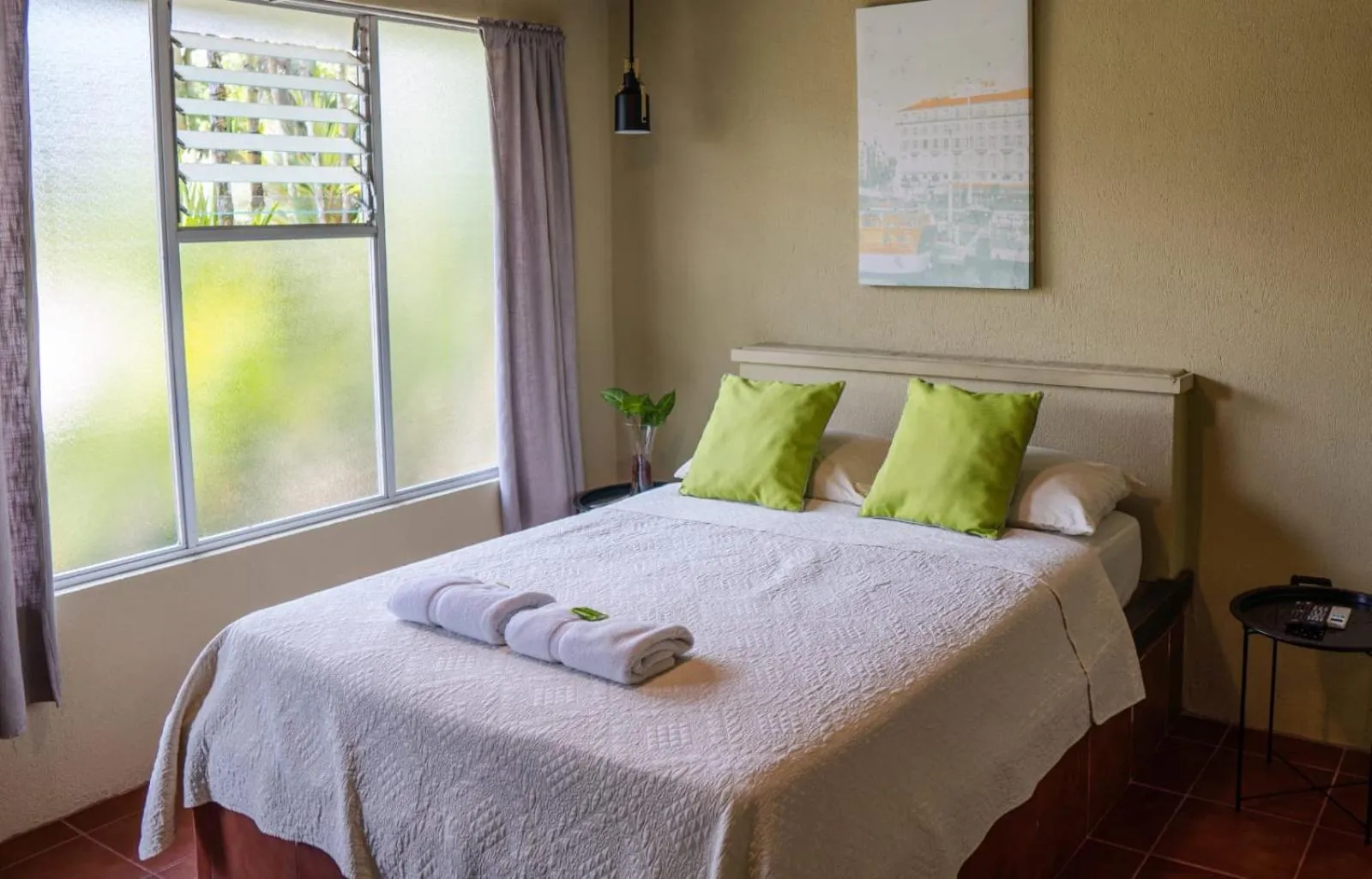 Bed in Hotel y Cabinas del Trópico