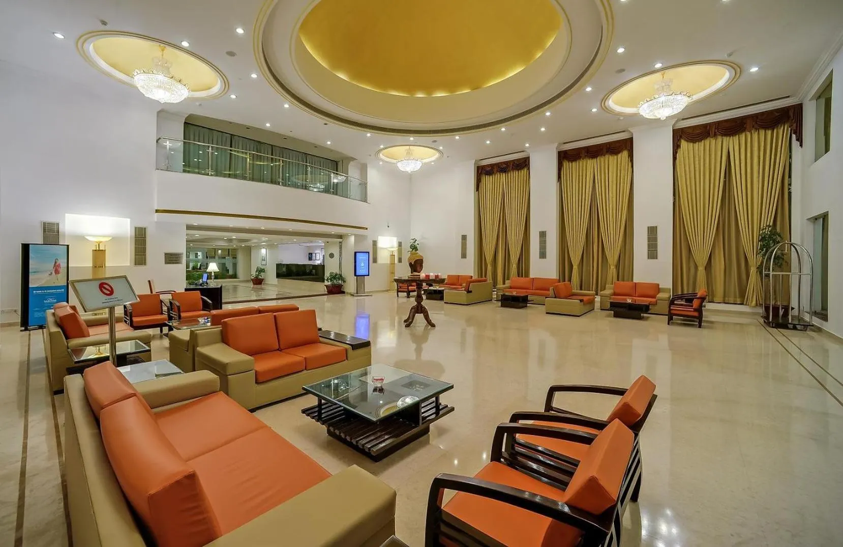 Lobby or reception in Royal Sarovar Portico Siliguri
