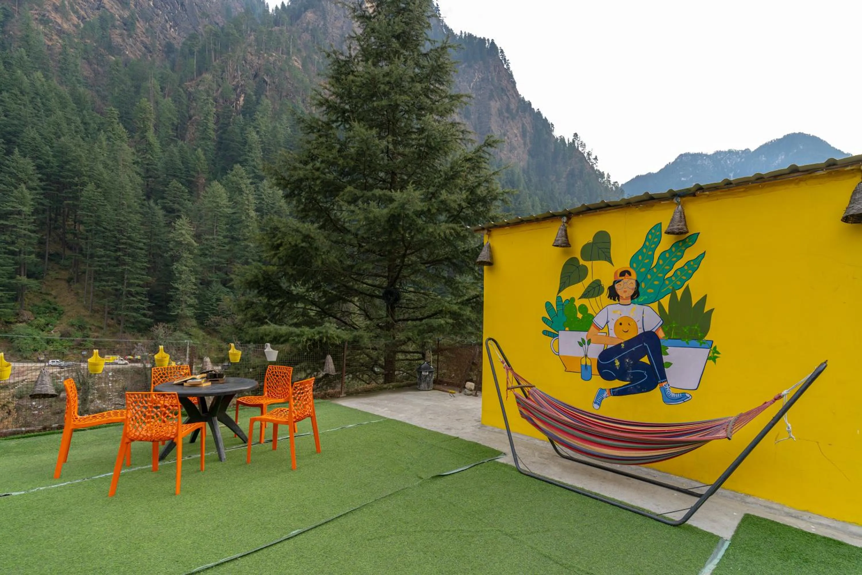 Natural landscape in Nomads Hostel