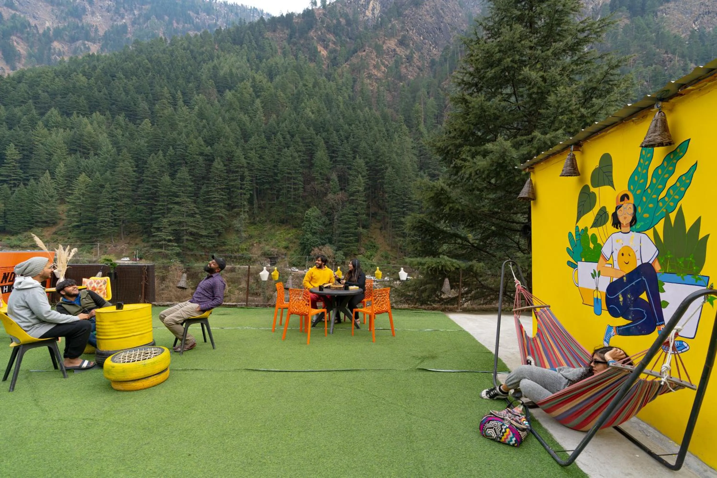 Mountain view in Nomads Hostel