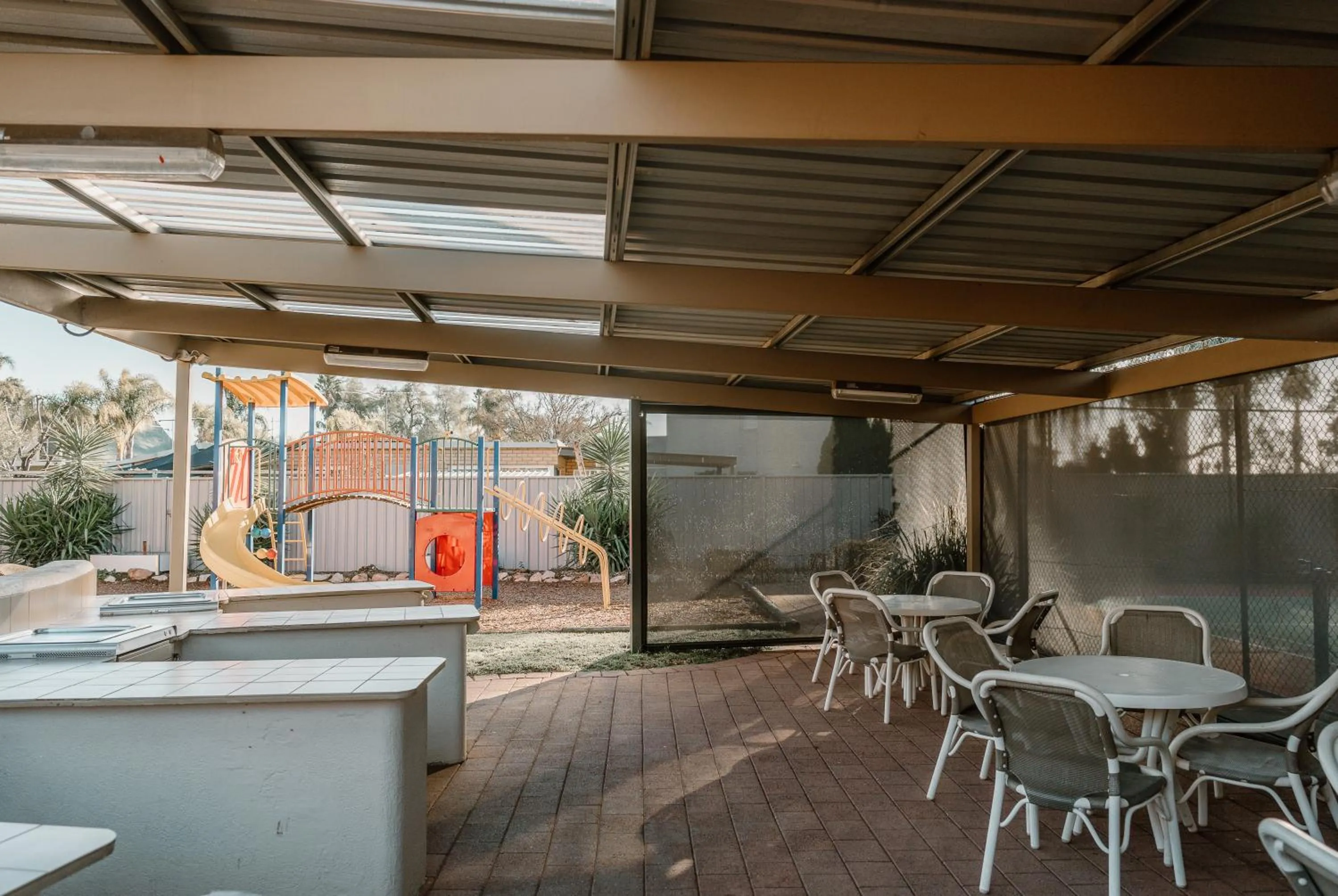 BBQ facilities in Lake Mulwala Boatel