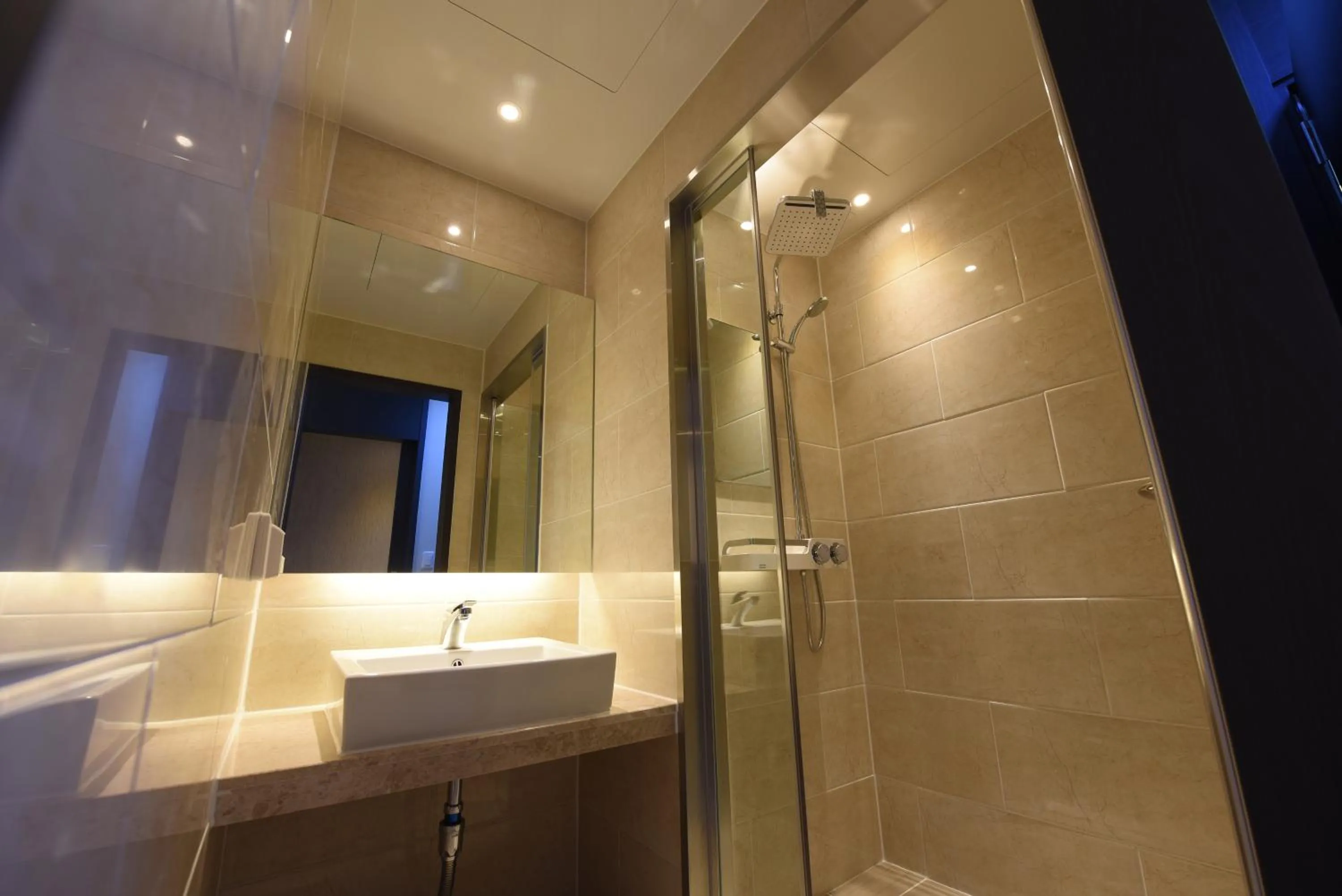 Bathroom in Geoje Artnouveau Suite Hotel