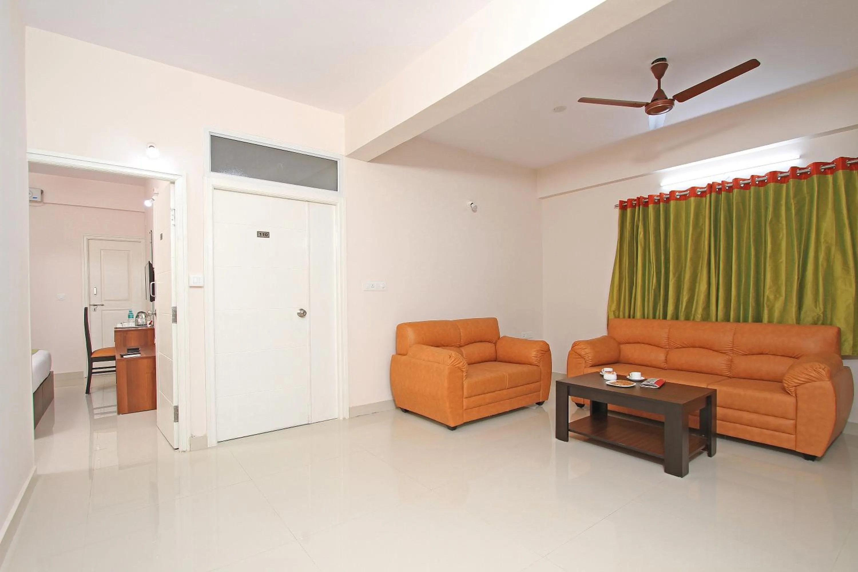 Living room in Arra Grande Suites - Nearest Airport Hotels Bangalore