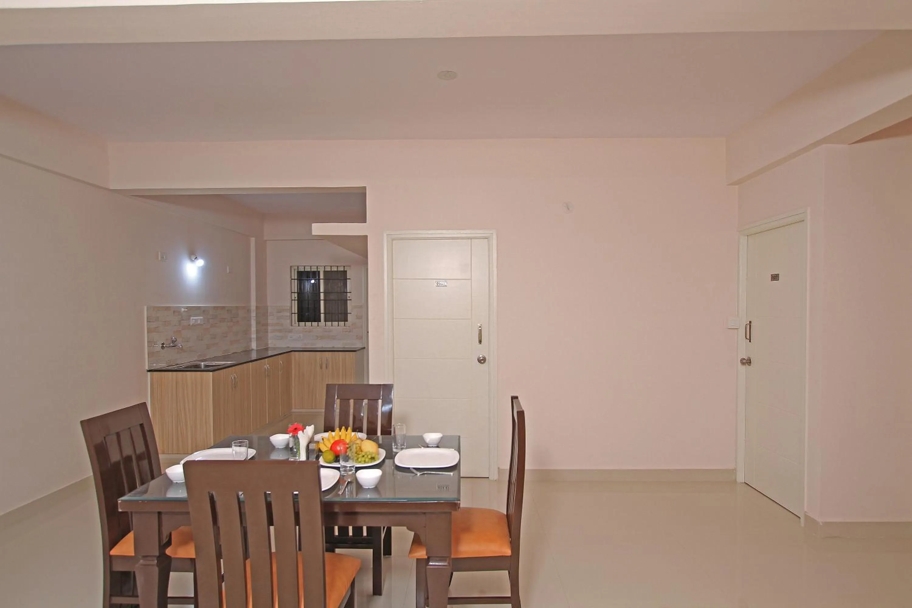 Dining area in Arra Grande Suites - Nearest Airport Hotels Bangalore