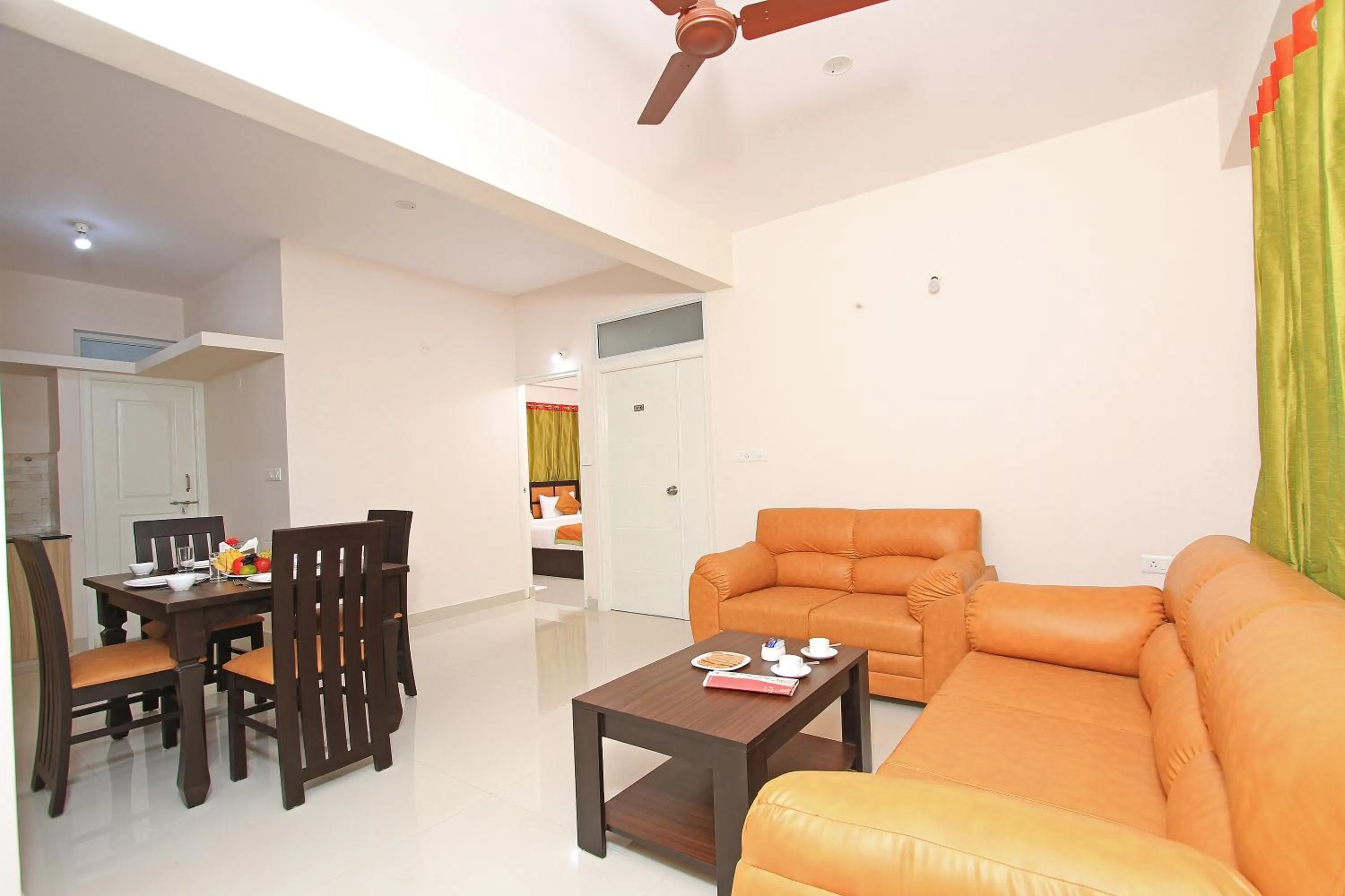 Living room in Arra Grande Suites - Nearest Airport Hotels Bangalore