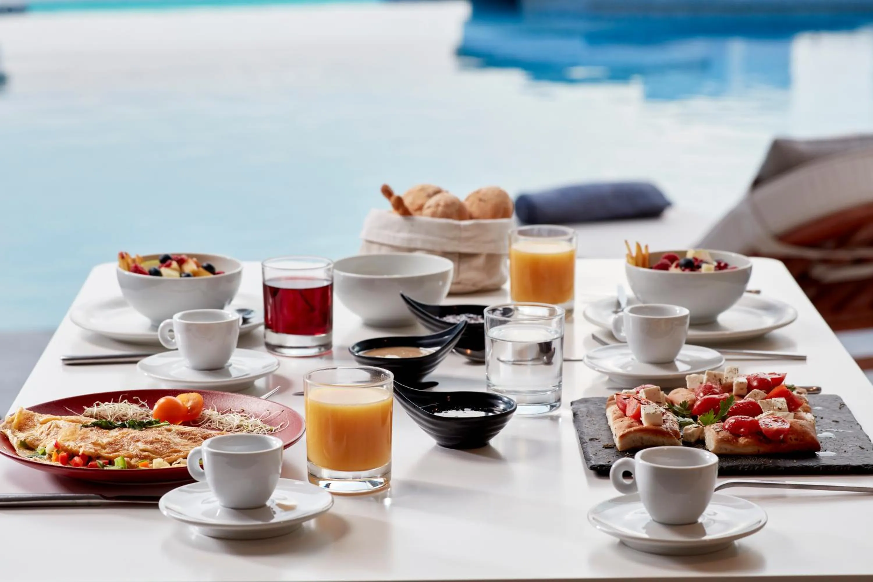 Breakfast in Absolute Mykonos Suites & More