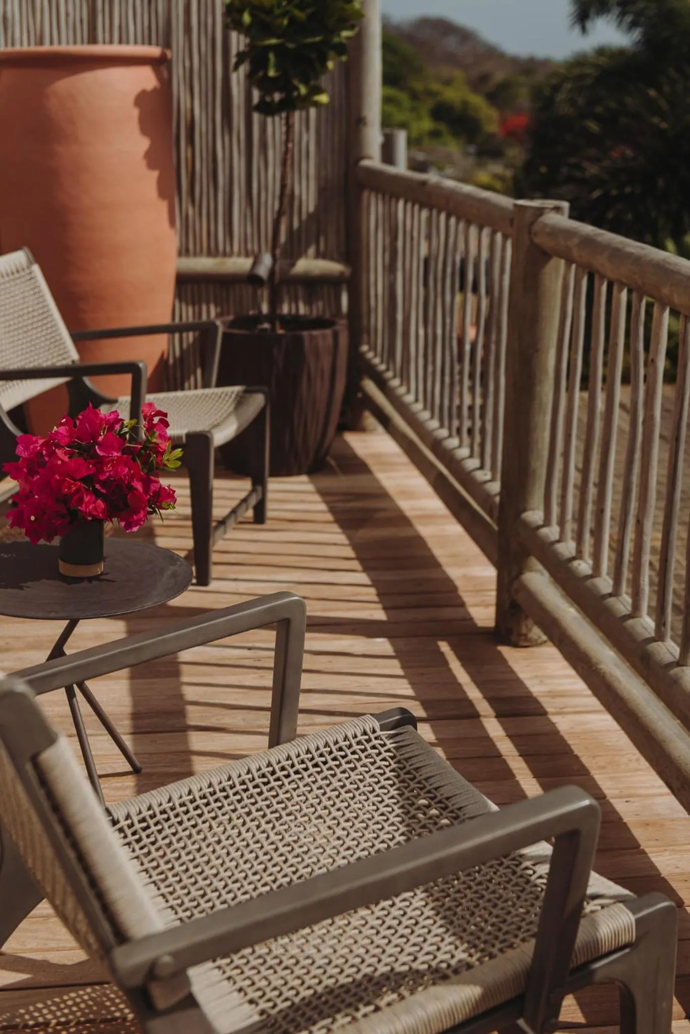Balcony/Terrace in Pousada Maria Bonita Noronha