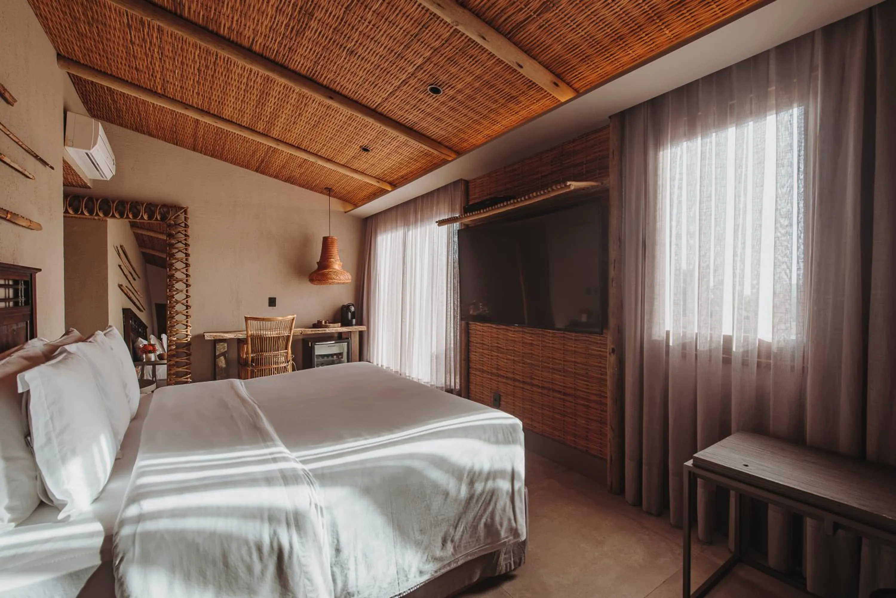 Bed in Pousada Maria Bonita Noronha