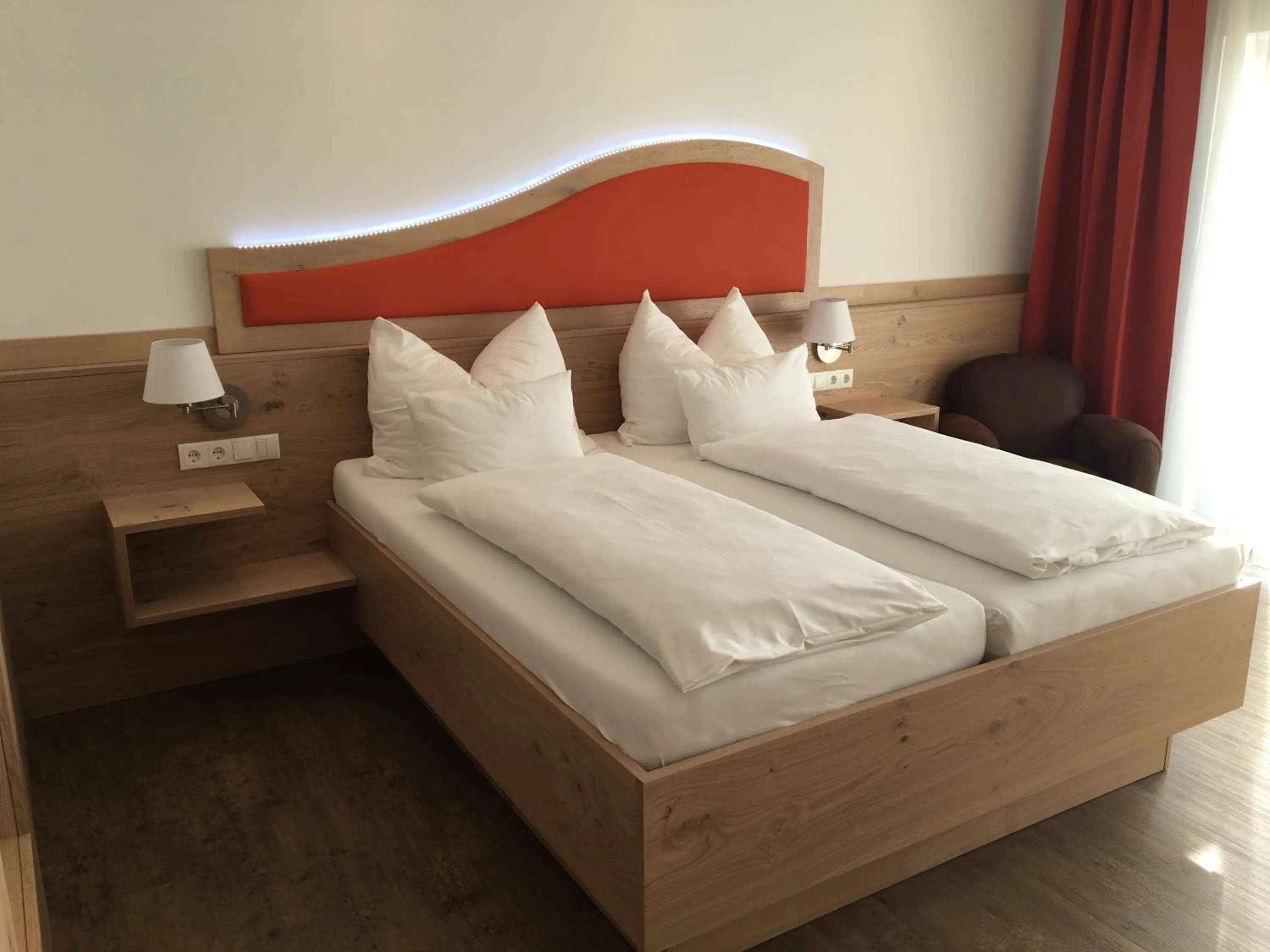 Bed in Seminarhotel Daniels